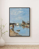Eugène Boudin - Trouville Dalgakıranlar Alçak Gelgit
