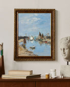 Eugène Boudin - Trouville Dalgakıranlar Alçak Gelgit