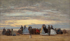 Eugène Boudin - Villerville Sahili