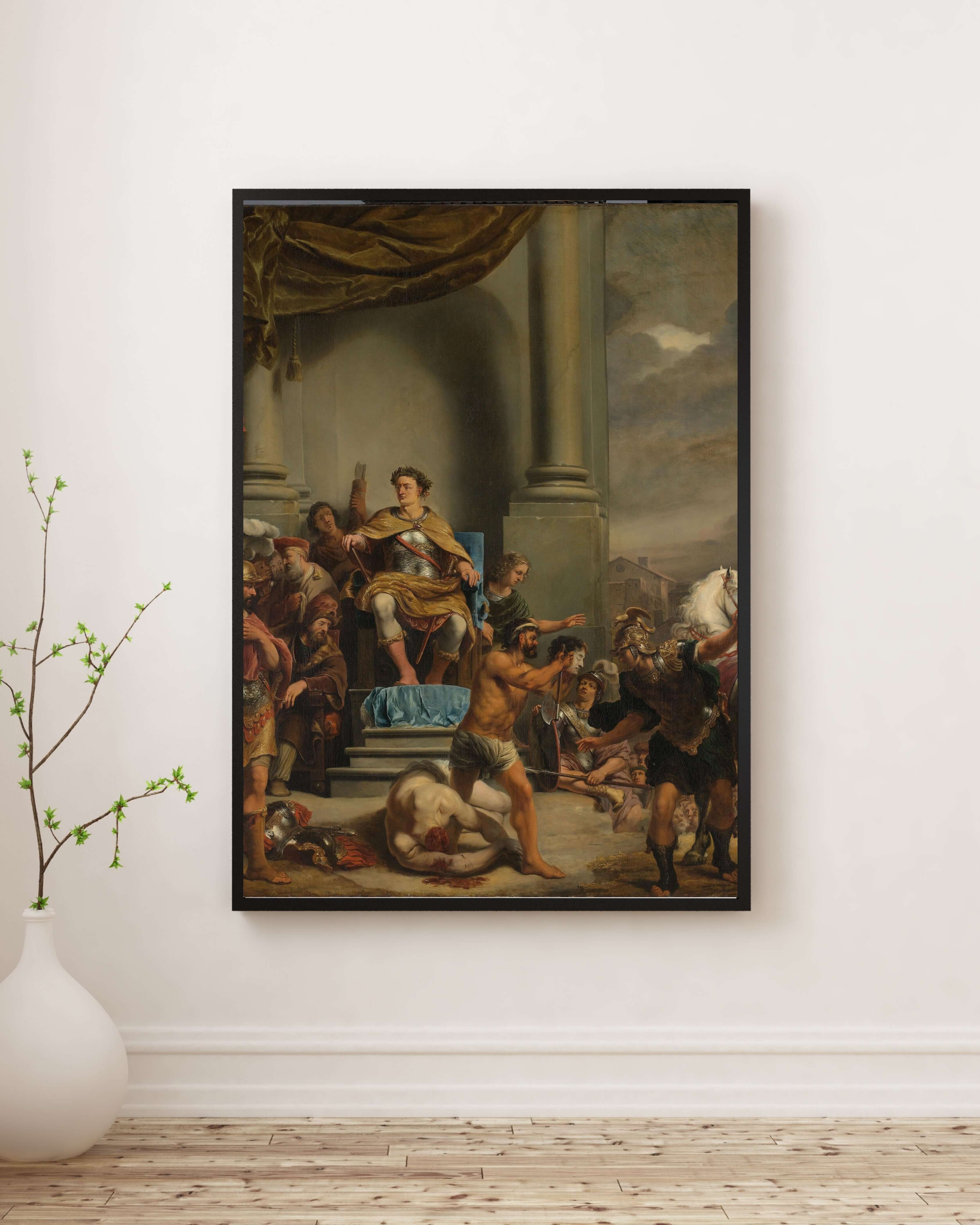 Ferdinand Bol - Konsül Titus Manlius Torquatus’Un Oğlunun Başını Kestirmesi