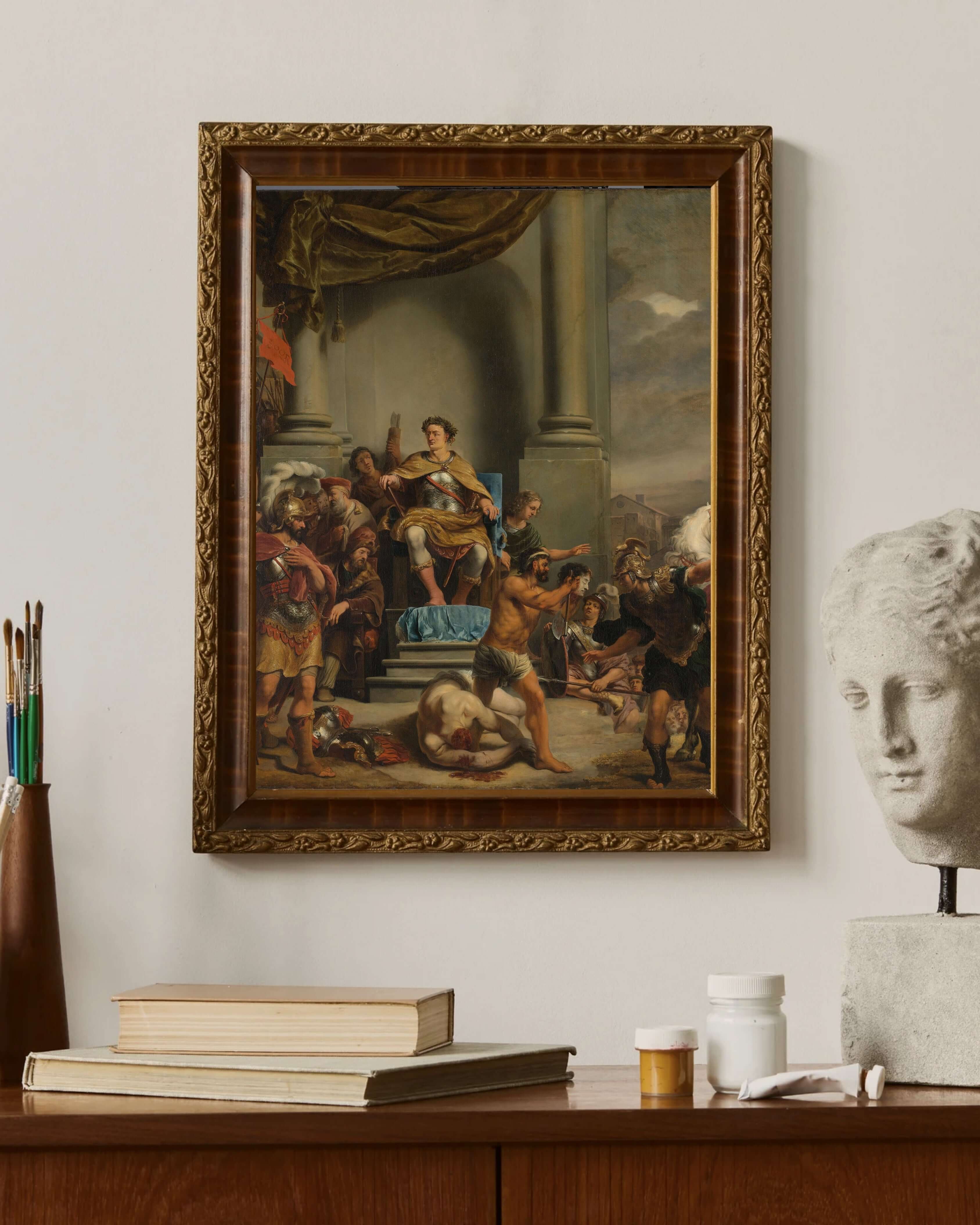 Ferdinand Bol - Konsül Titus Manlius Torquatus’Un Oğlunun Başını Kestirmesi