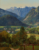 Ferdinand Georg Waldmüller - Sophien-Doppelblick Yakınından Dachstein Manzarası
