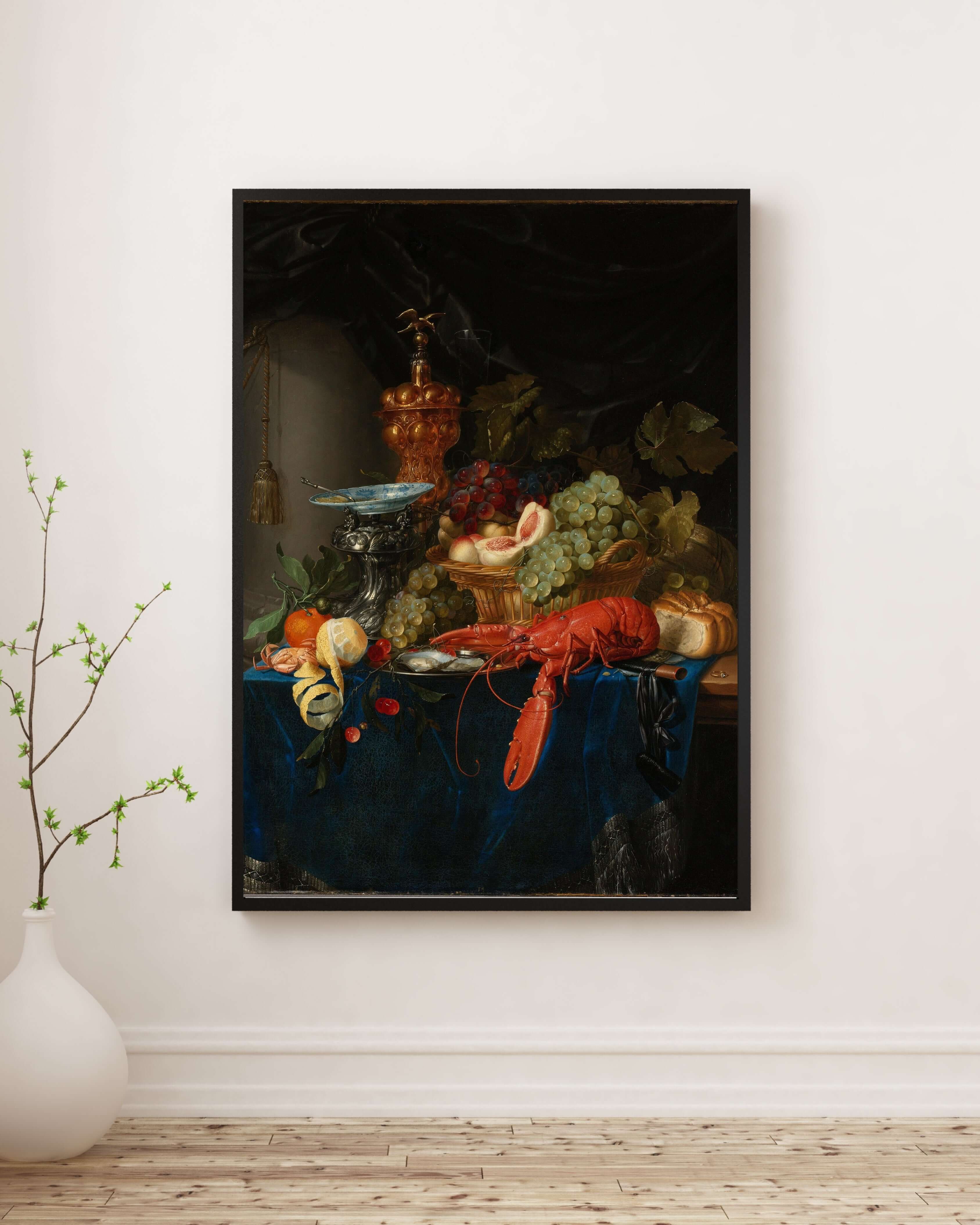 Floris Claesz. Van Dijck - Altın Kadehli Natürmort