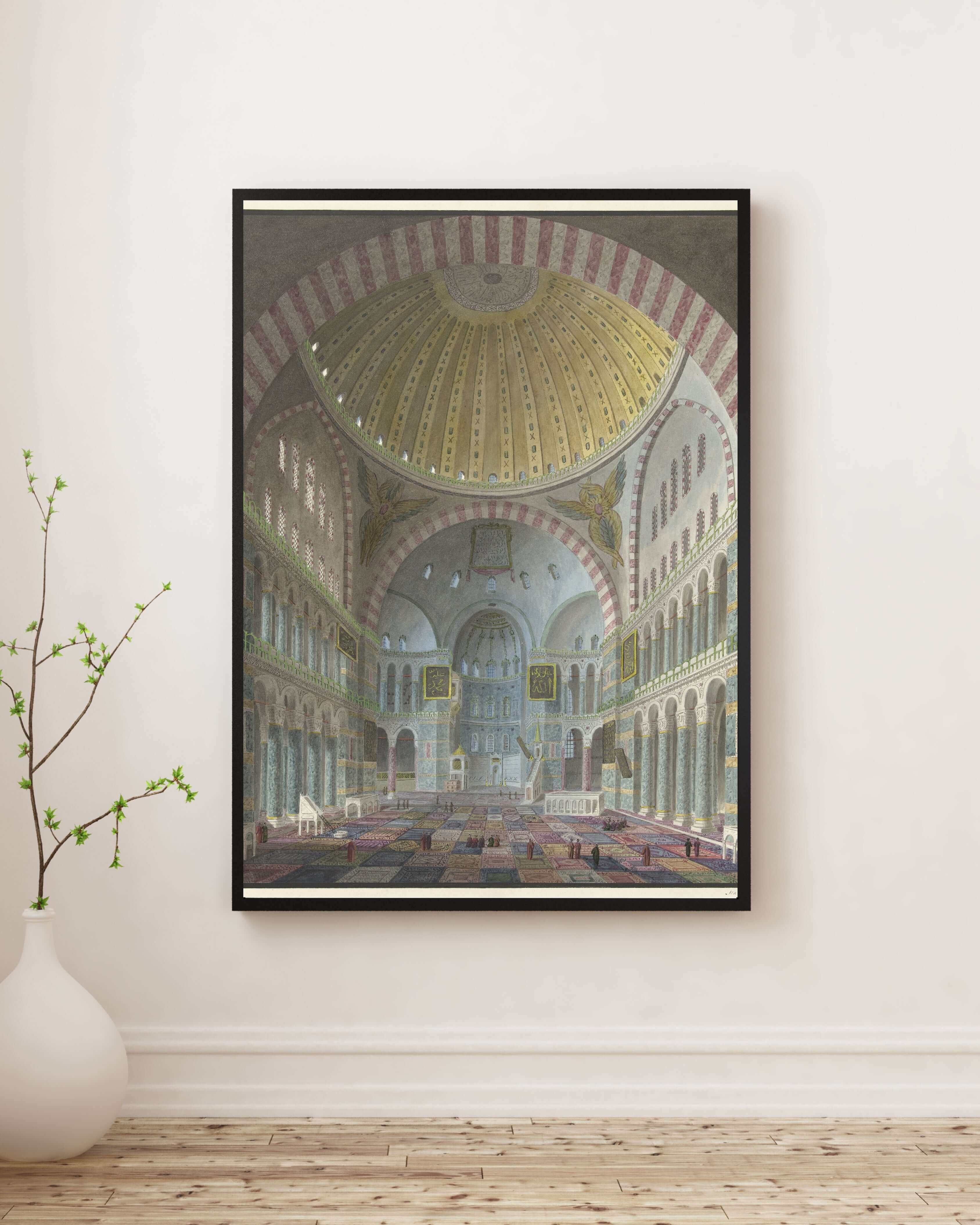 George Antoine Prosper Marilhat - Ayasofya’Nın İÇ Mekanı
