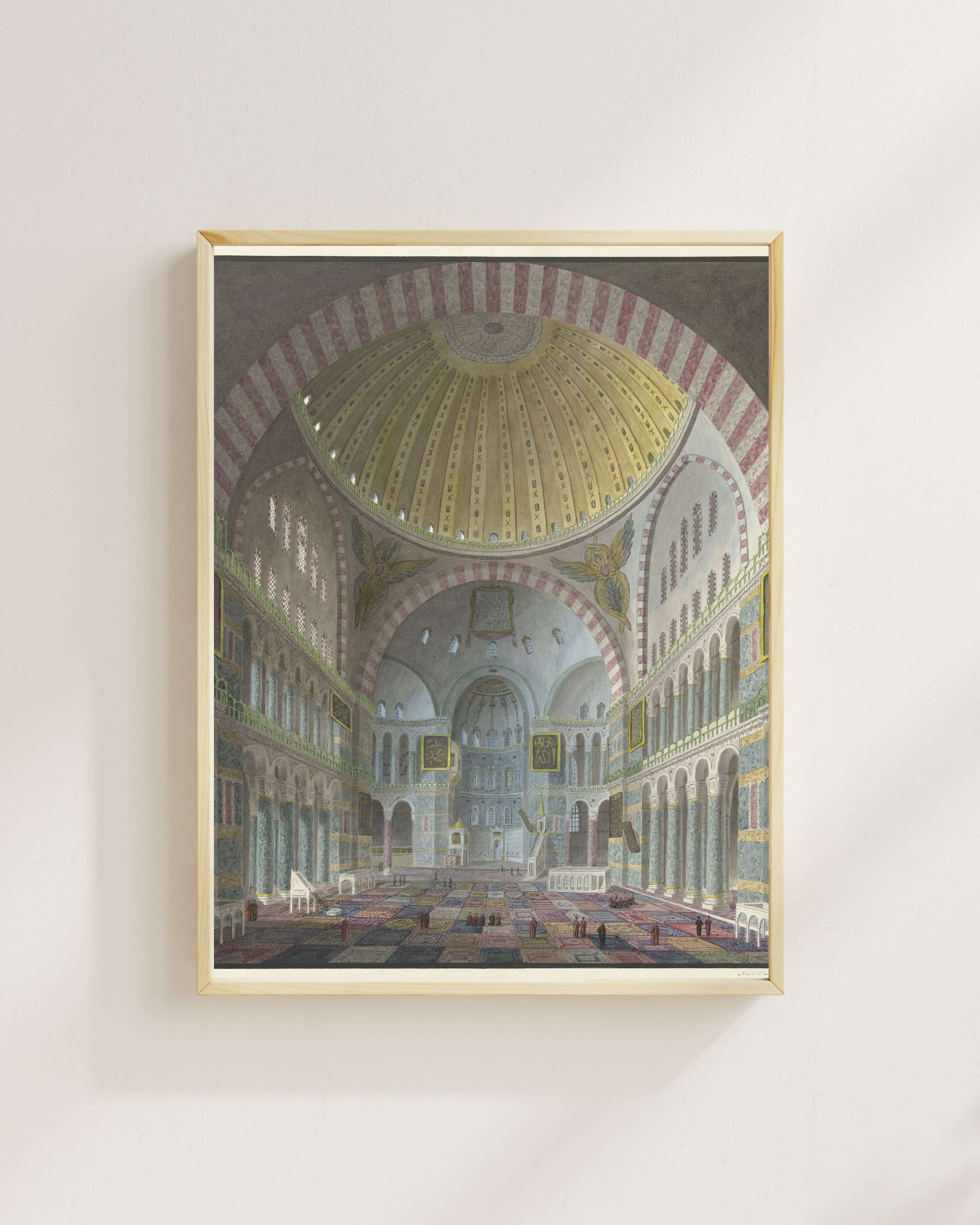 George Antoine Prosper Marilhat - Ayasofya’Nın İÇ Mekanı