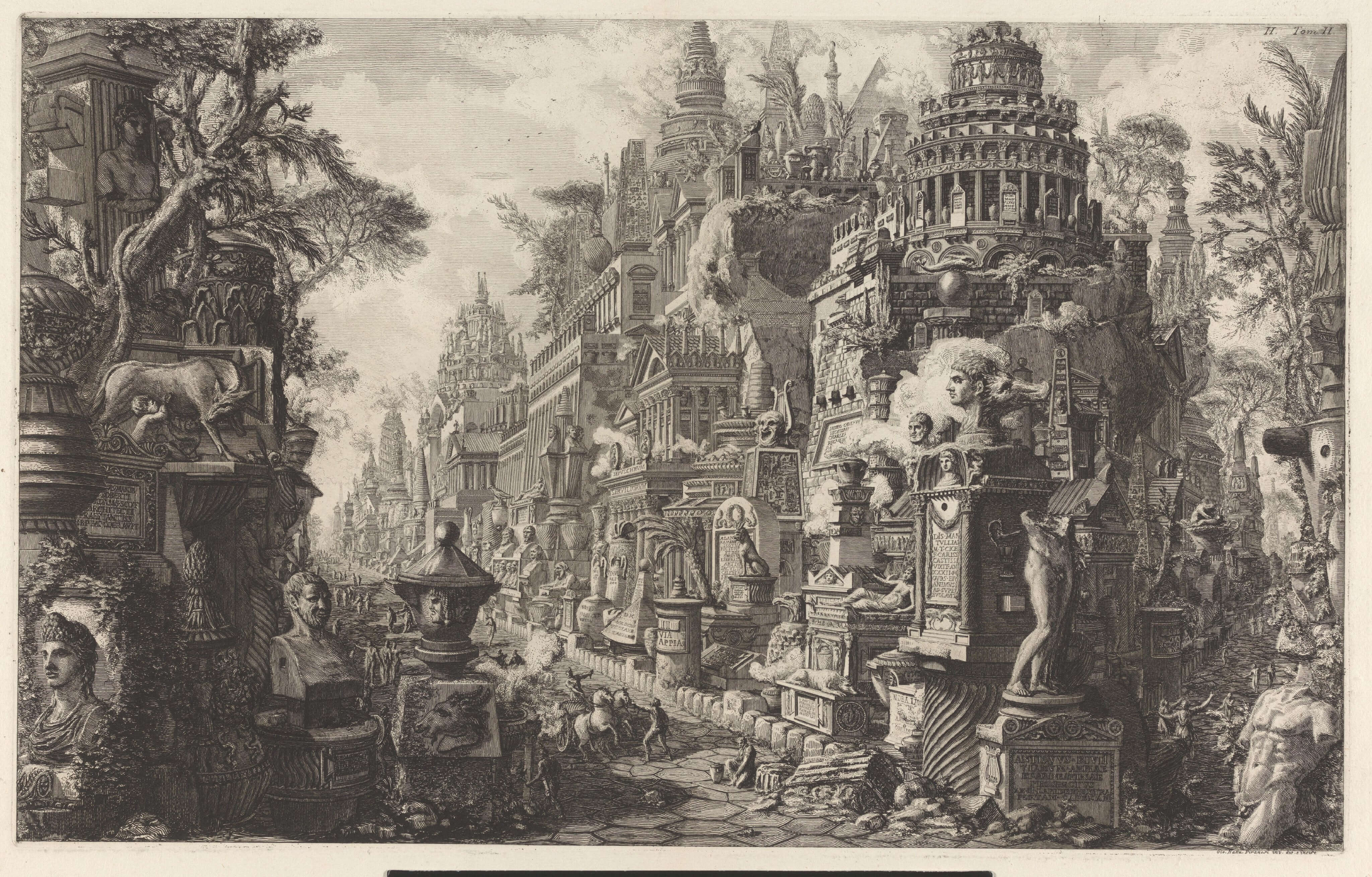 Giovanni Battista Piranesi - Via Appia Antica’Nın Hayali Tasviri