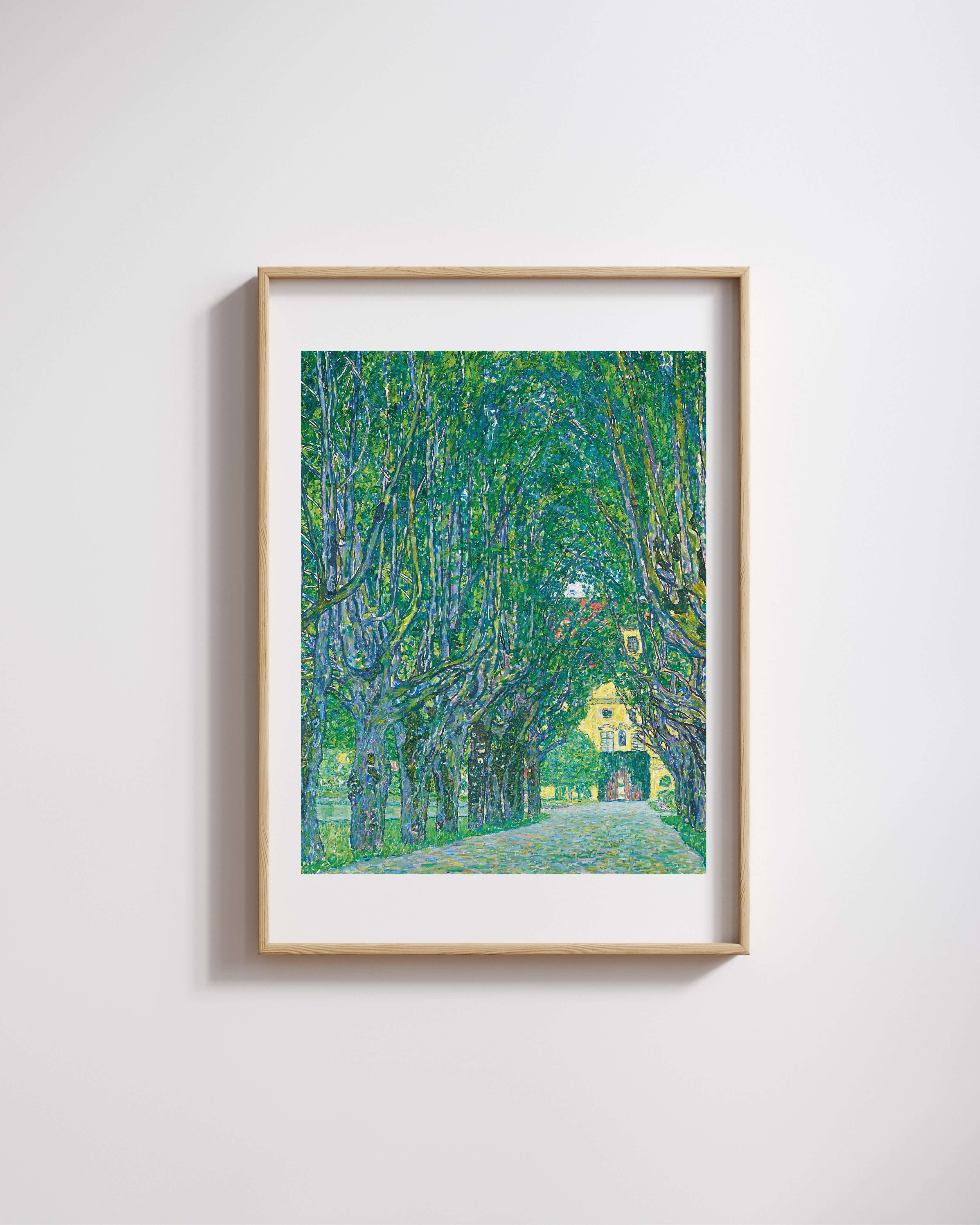 Gustav Klimt - Kammer Şatosu’Na Giden Ağaçlı Yol