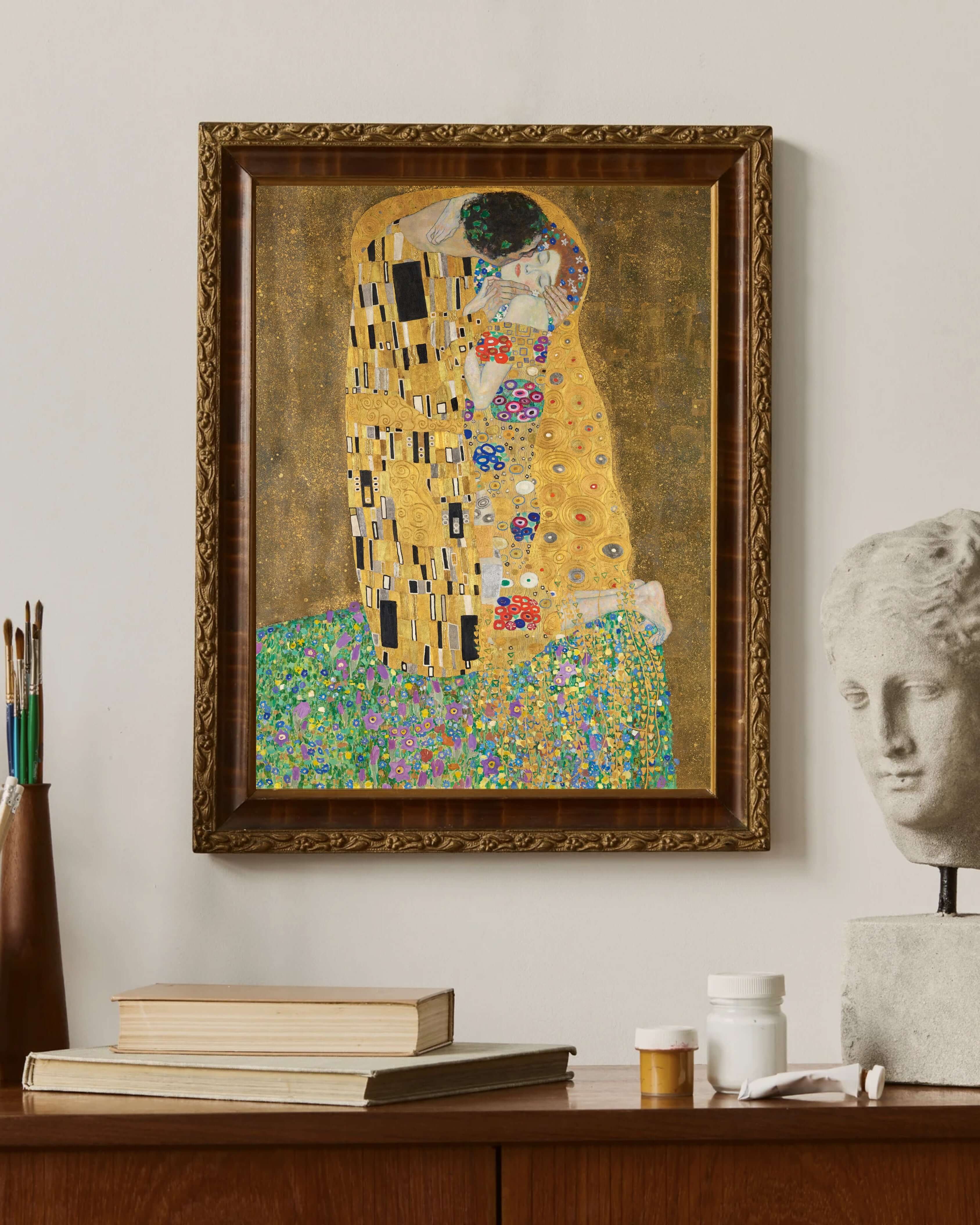 Gustav Klimt - Öpücük - Aşıklar
