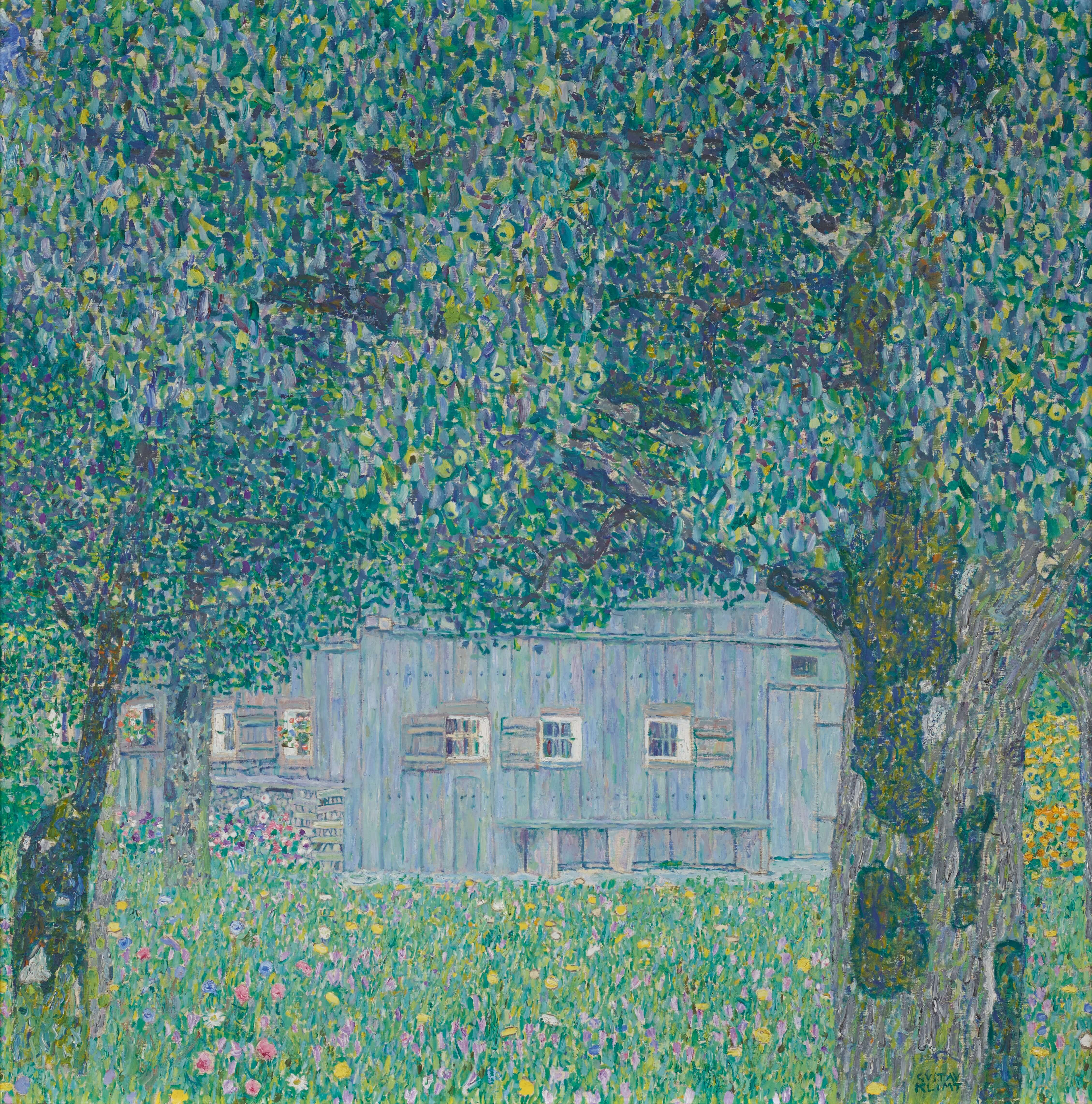 Gustav Klimt - Yukarı Avusturya Çiftlik Evi