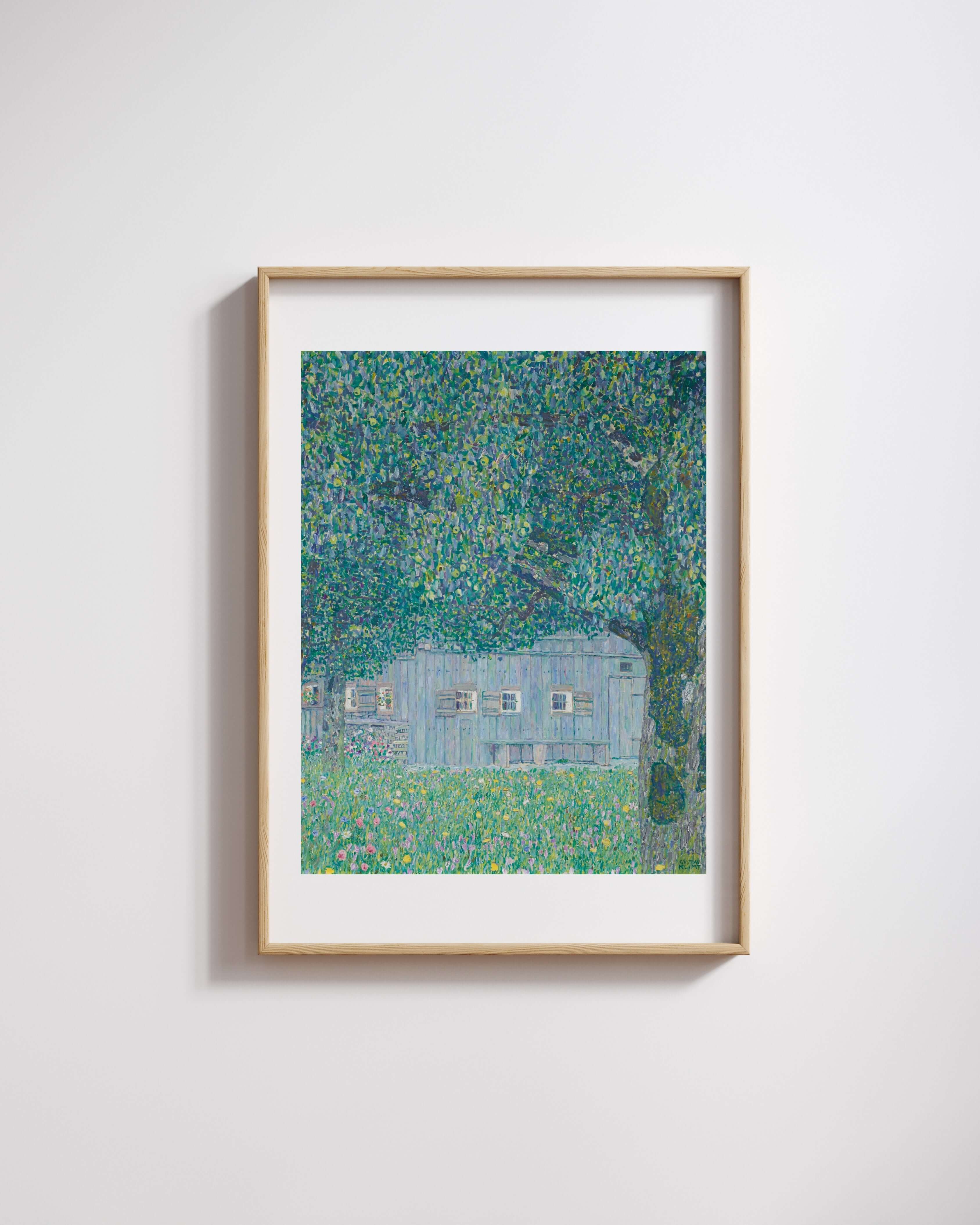 Gustav Klimt - Yukarı Avusturya Çiftlik Evi