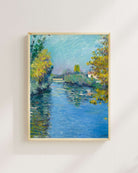 Gustave Caillebotte - Seine Nehri'Nin Küçük Kolu Sonbahar Etkisi