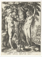 Hendrick Goltzius - Âdem Havva Ve Yılan