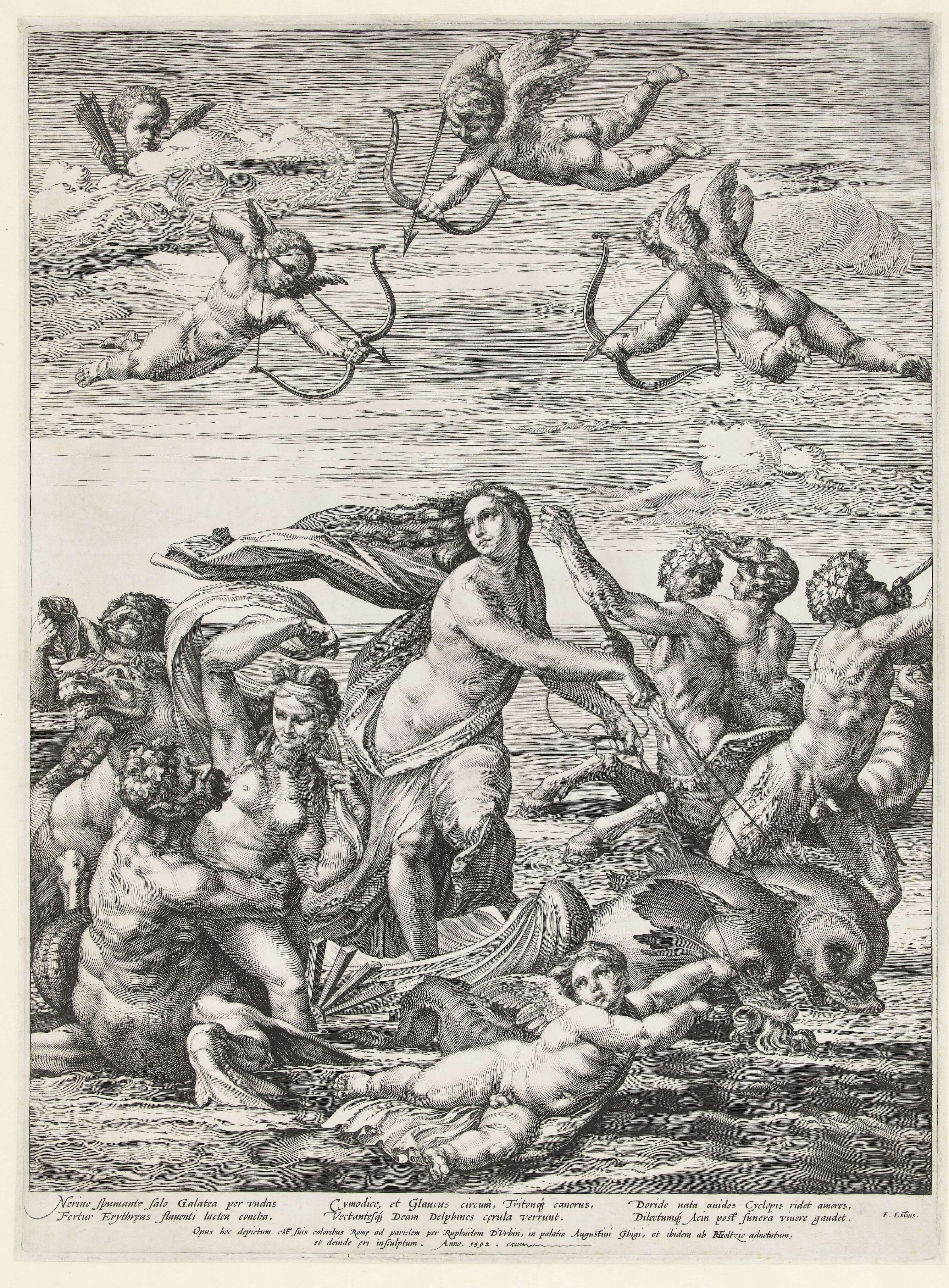 Hendrick Goltzius - Galatea'Nın Zaferi