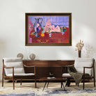 Henri Matisse - Pembe Heykel Ve Kırmızı Şifonyer Üzerinde Sürahi