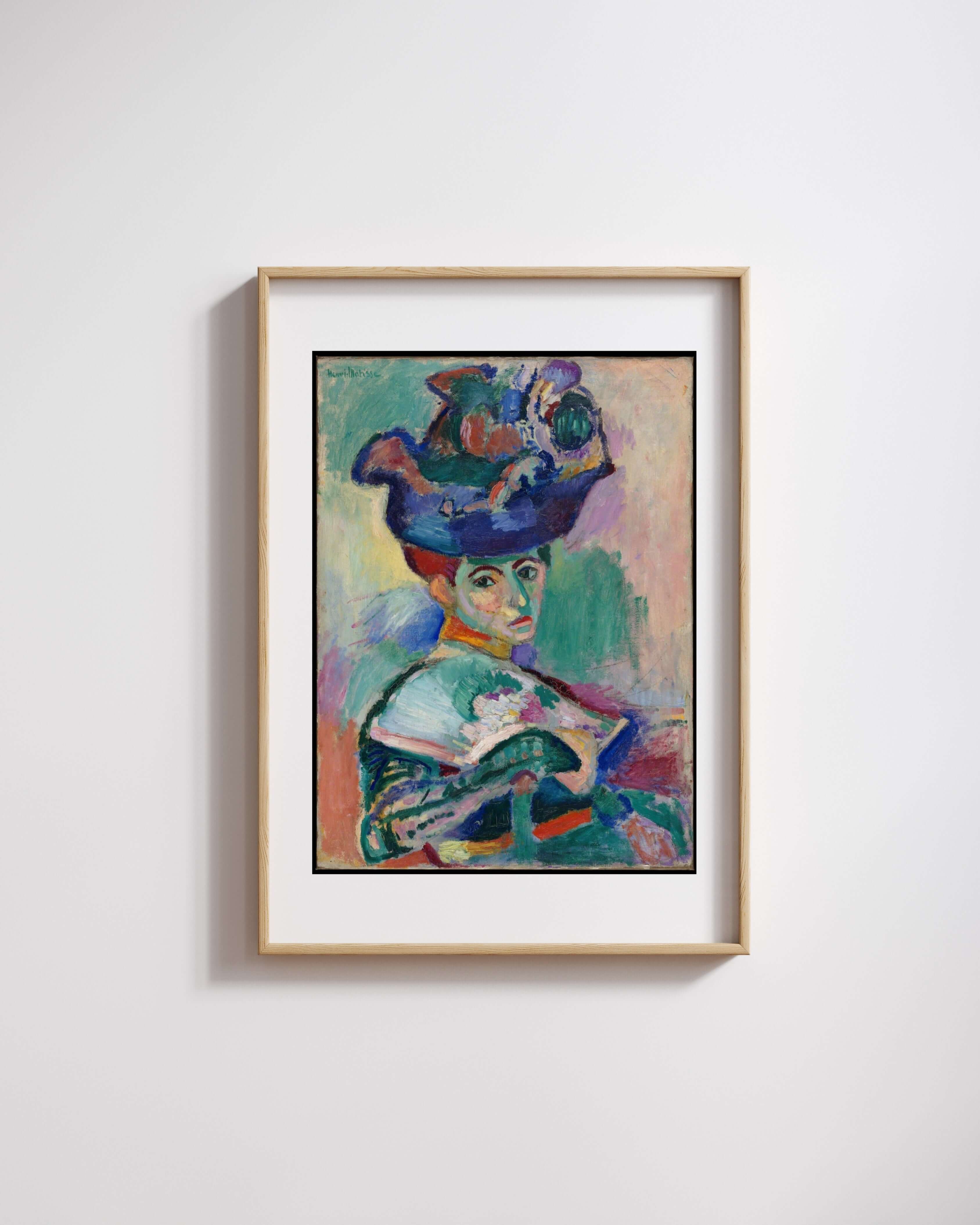 Henri Matisse - Şapkalı Kadın