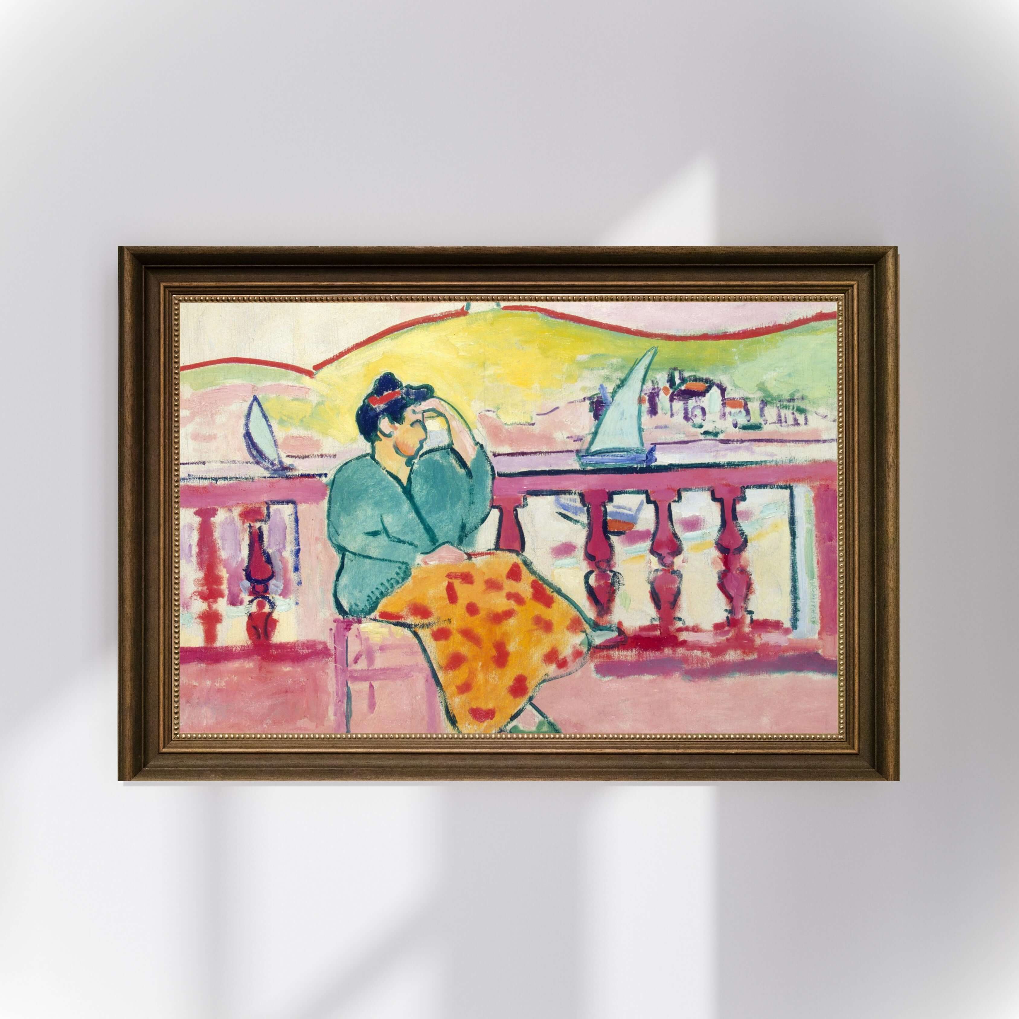 Henri Matisse - Terasta Kadın