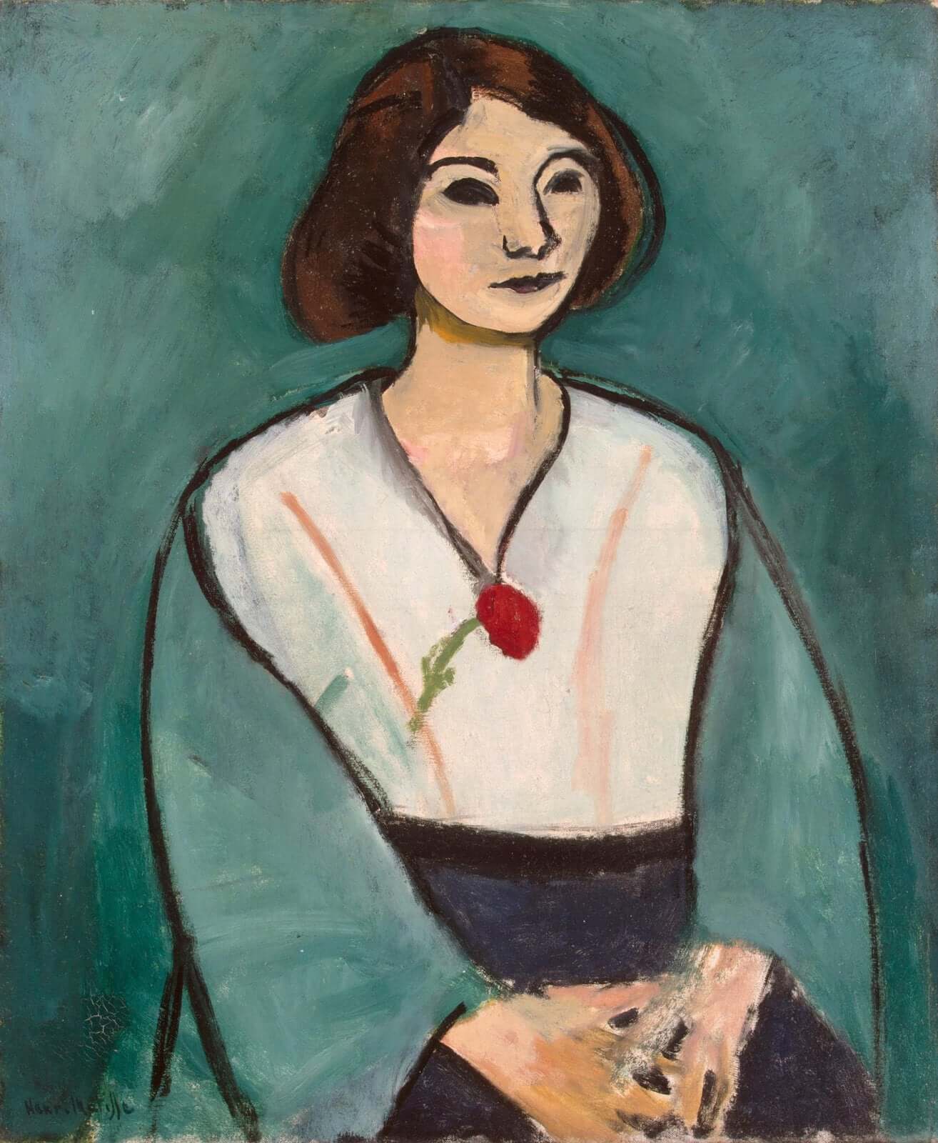 Henri Matisse - Yeşil Giysili Kadın