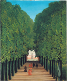 Henri Rousseau - Saint-Cloud Parkı’Nda Ağaçlı Yol