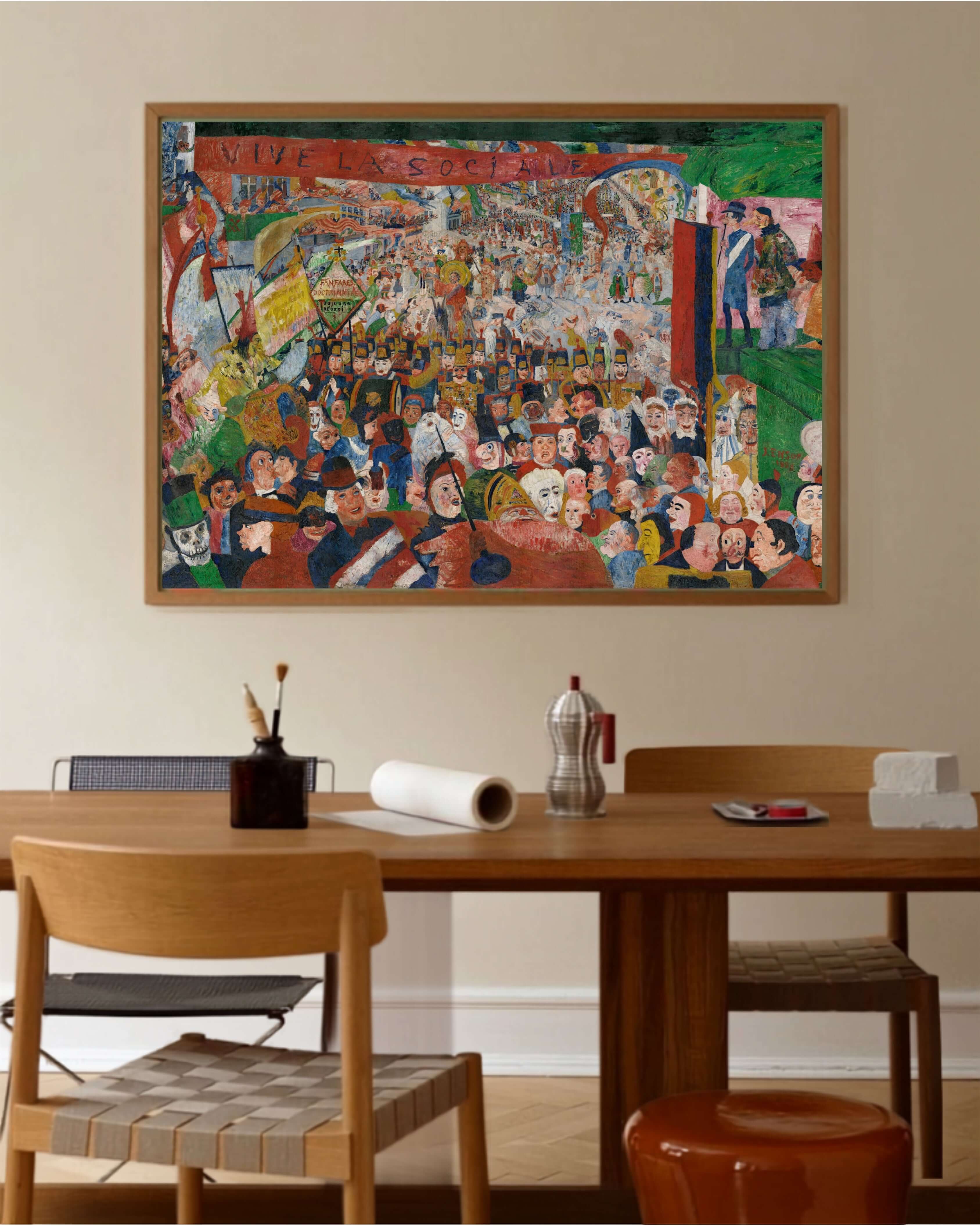 James Ensor - İSa'Nın 1889'Da Brüksel'E Girişi