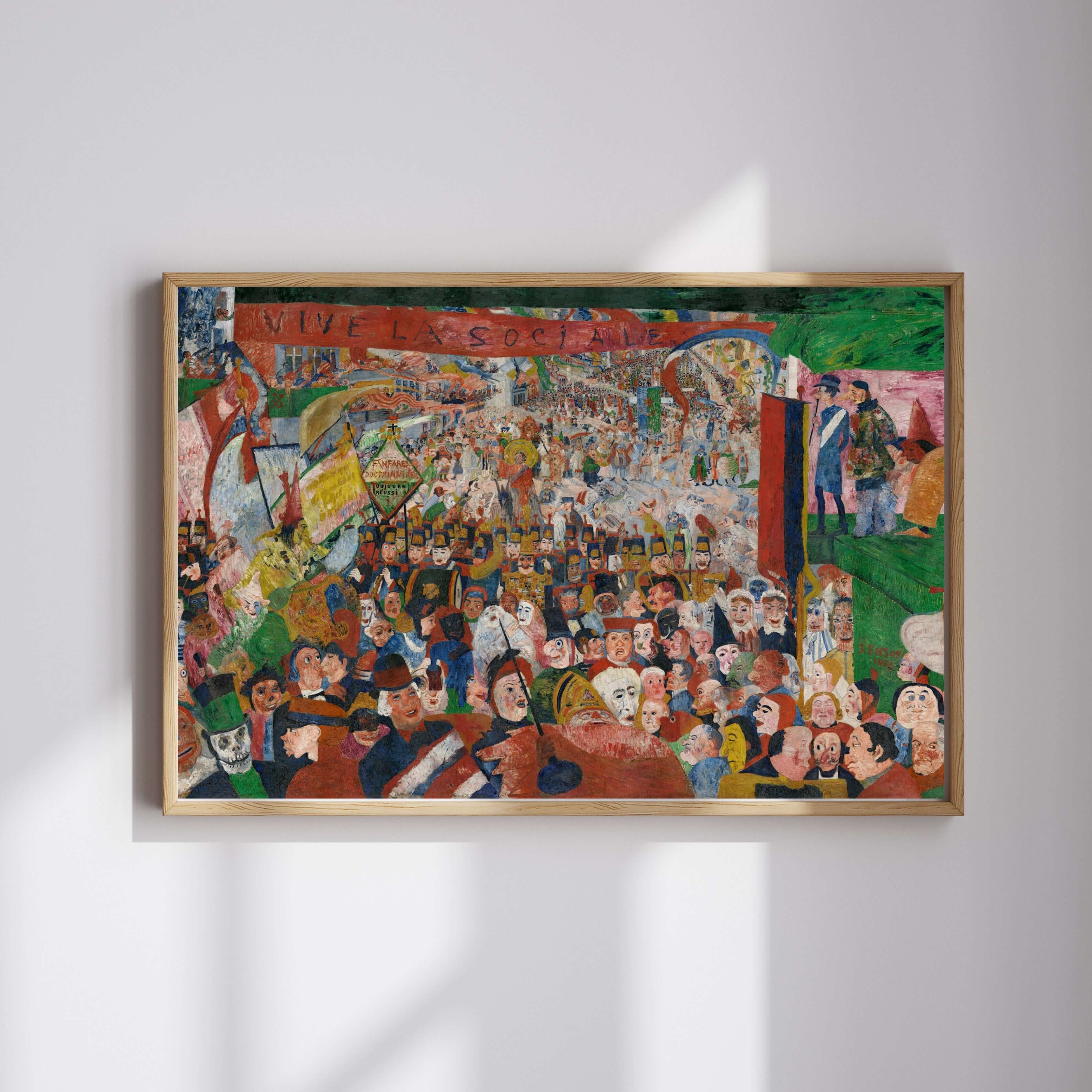 James Ensor - İSa'Nın 1889'Da Brüksel'E Girişi
