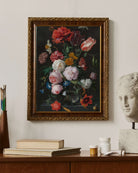 Jan Davidsz. De Heem - Cam Vazoda Çiçekler