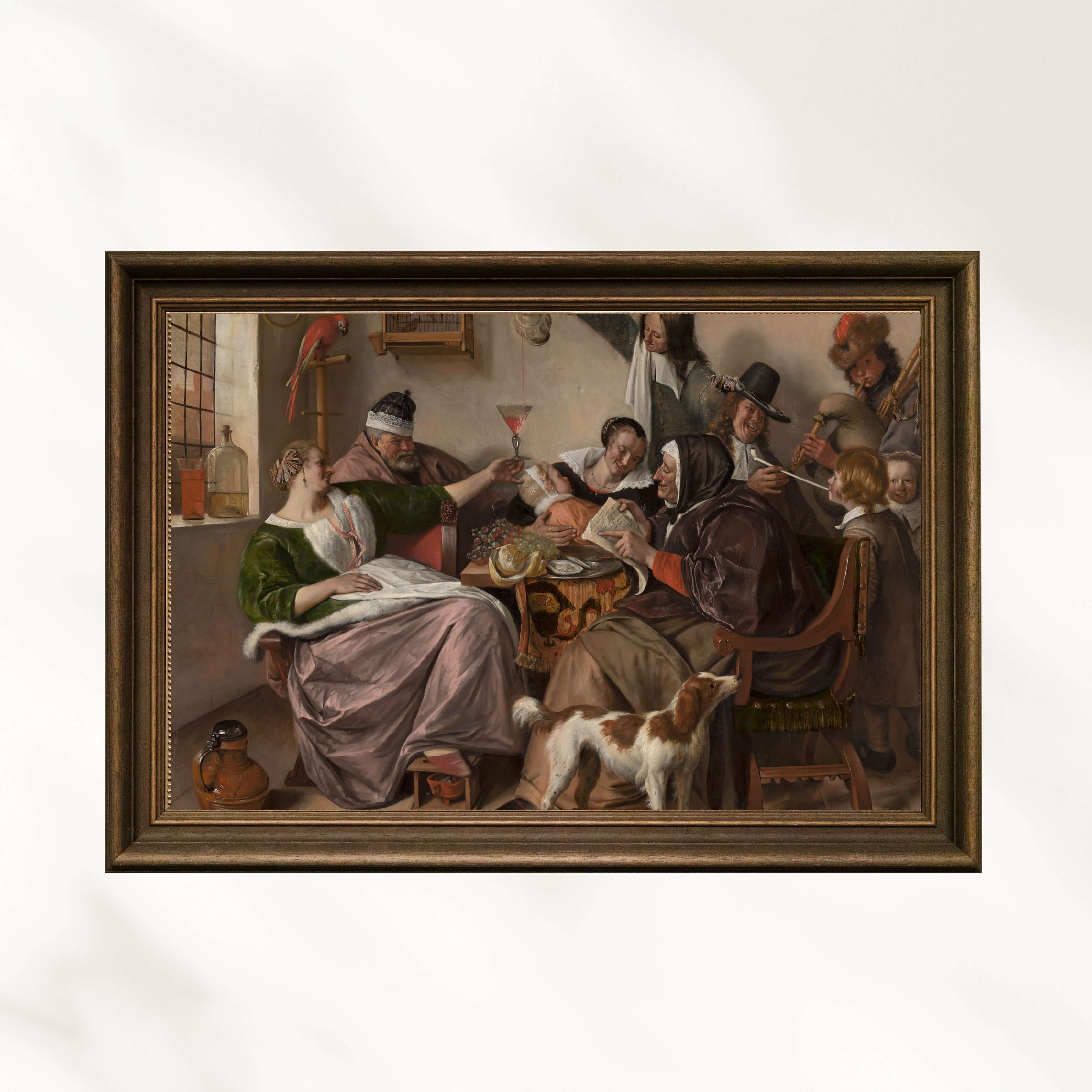 Jan Havicksz Steen - Yaşlılar Nasıl Şarkı Söylerse Gençler De Öyle Çalar