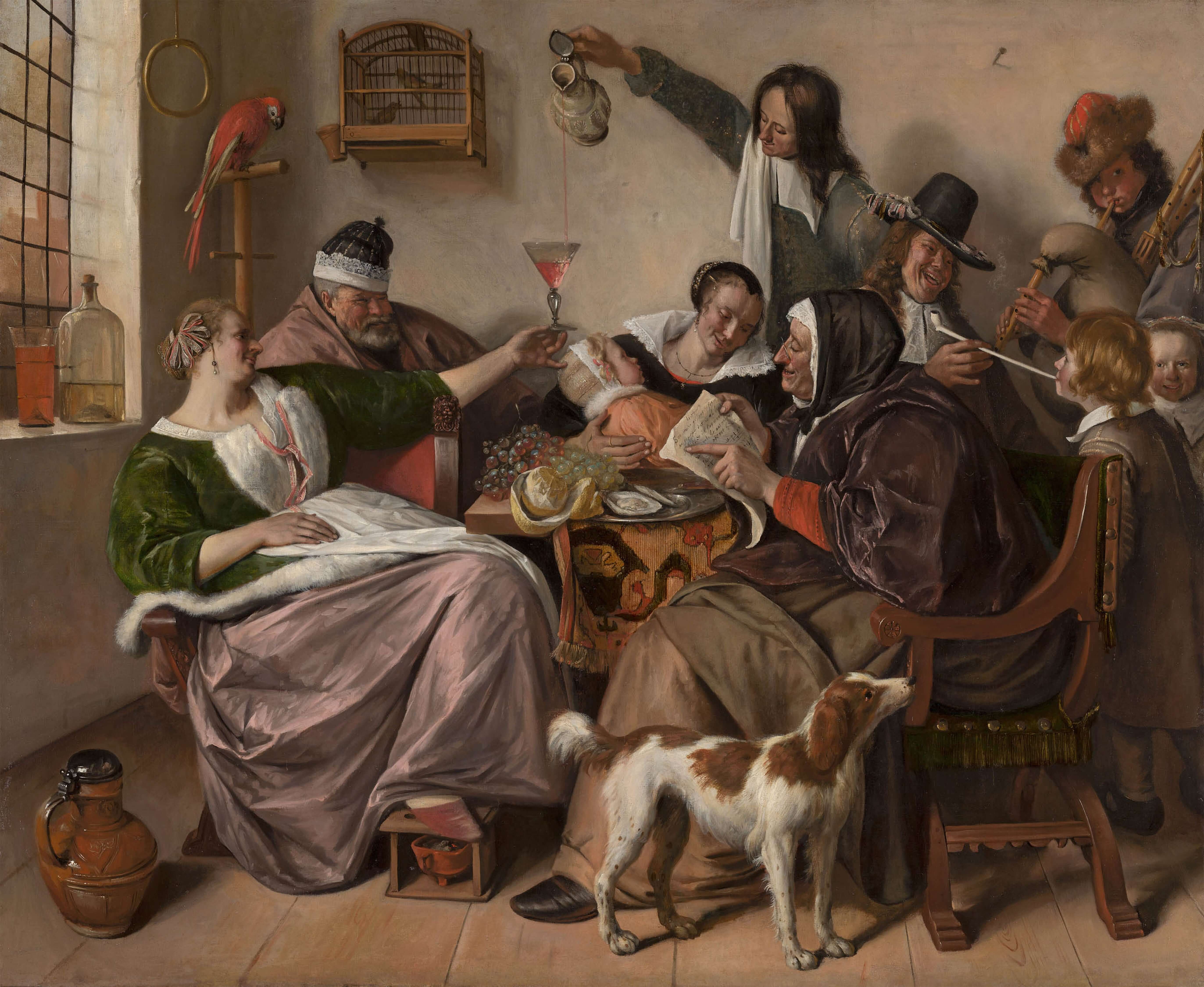 Jan Havicksz Steen - Yaşlılar Nasıl Şarkı Söylerse Gençler De Öyle Çalar
