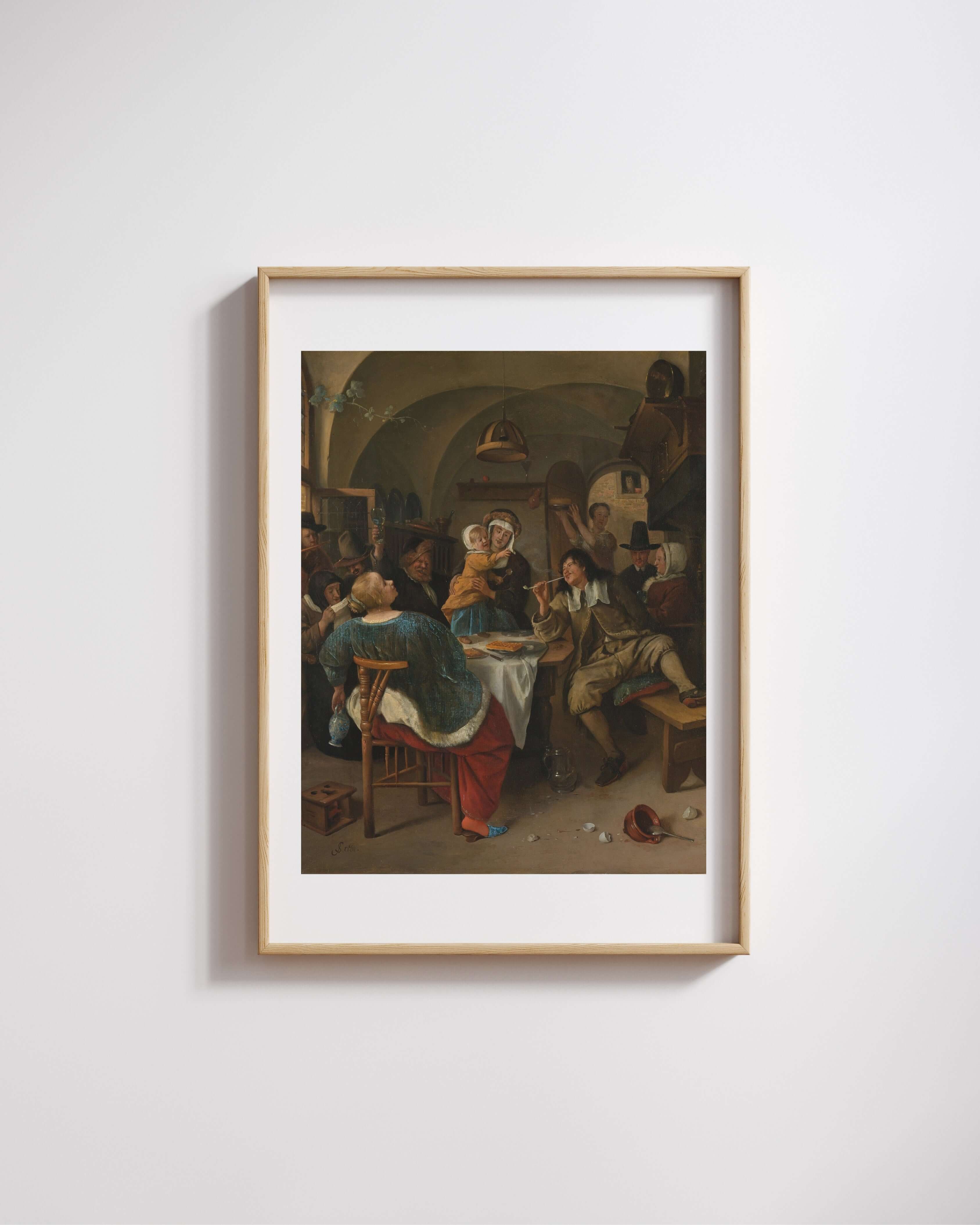 Jan Havicksz. Steen - Aile Sahnesi