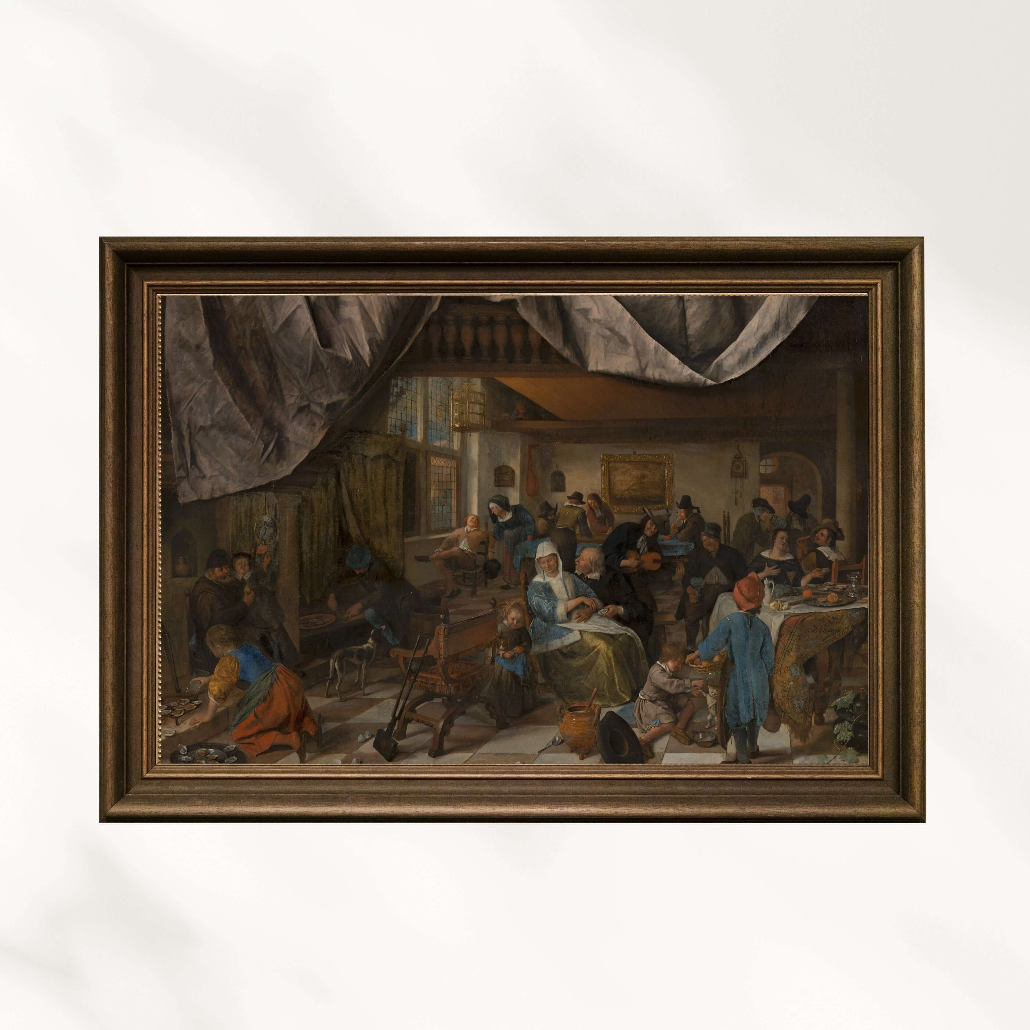 Jan Havicksz. Steen - İNsanın Hayatı
