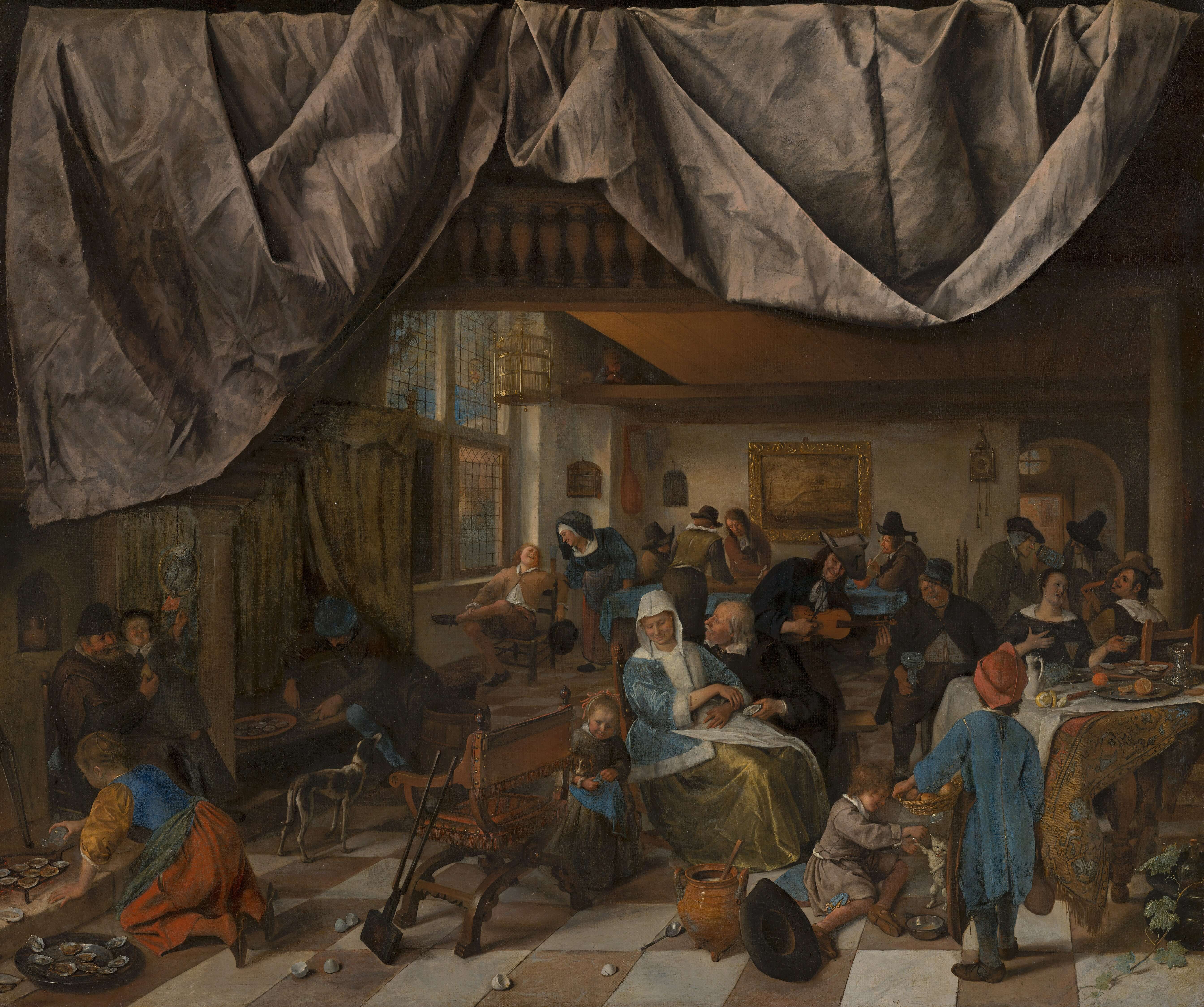 Jan Havicksz. Steen - İNsanın Hayatı