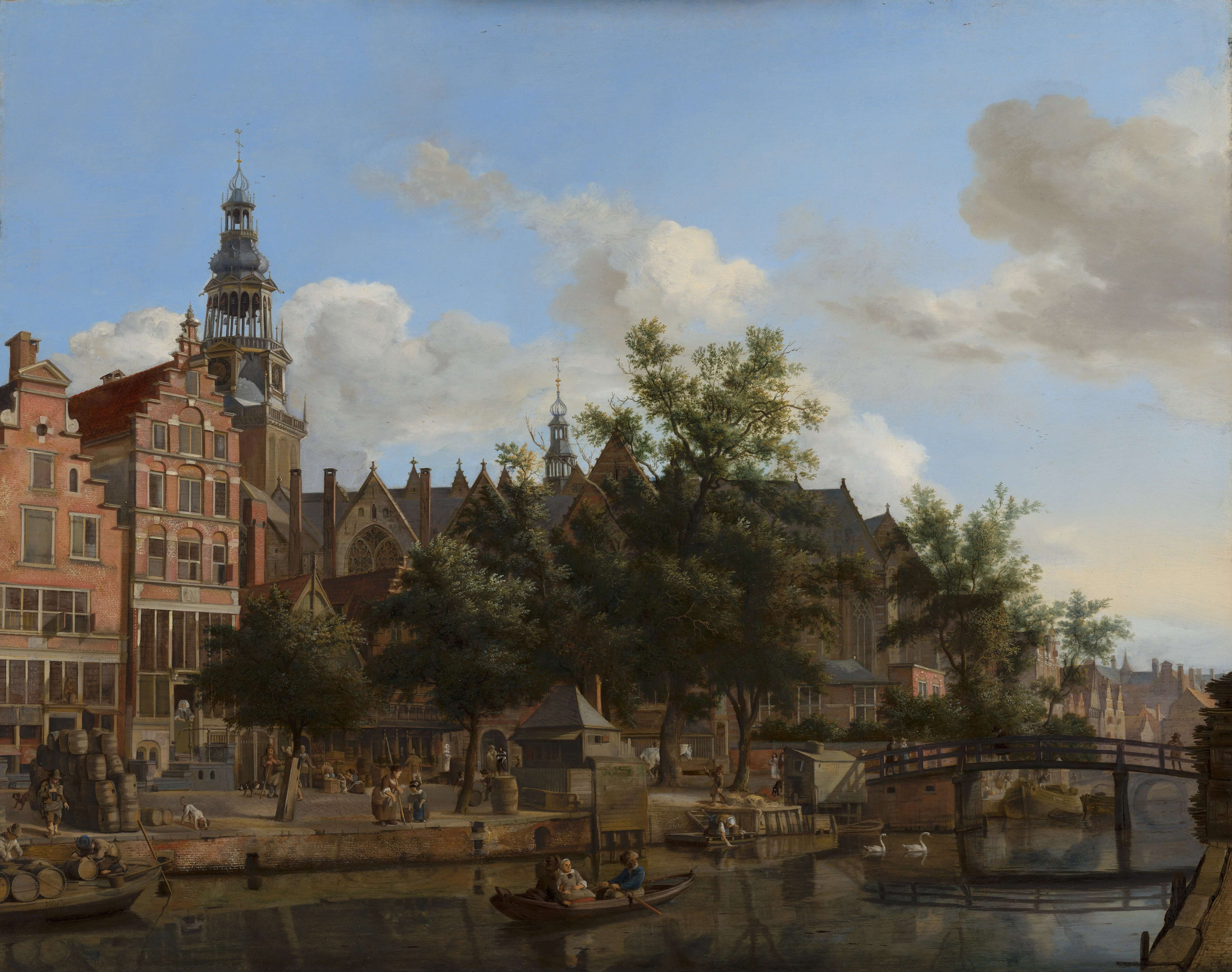 Jan Van Der Heyden - Amsterdam Manzarası