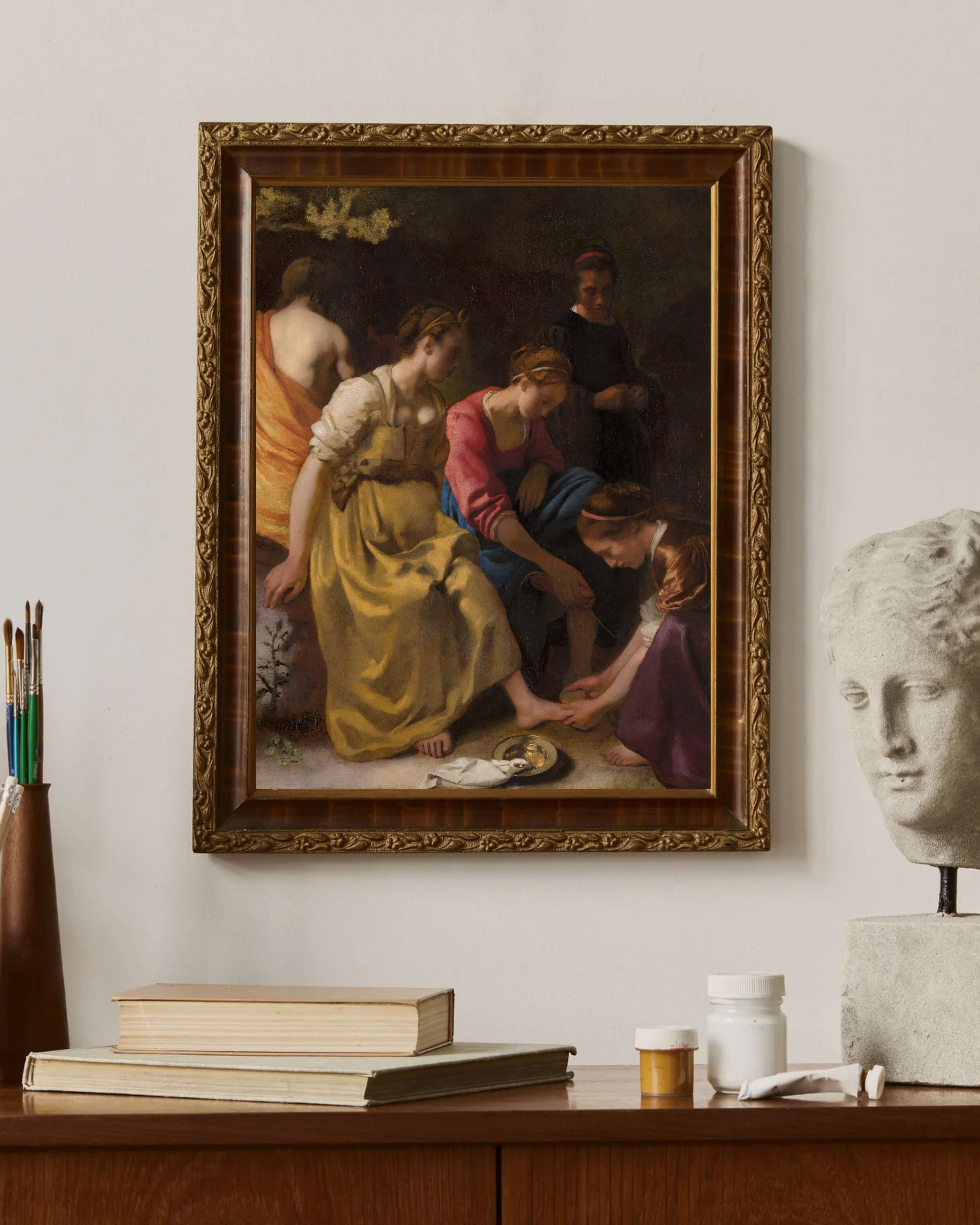 Johannes Vermeer - Diana Ve Nympheleri