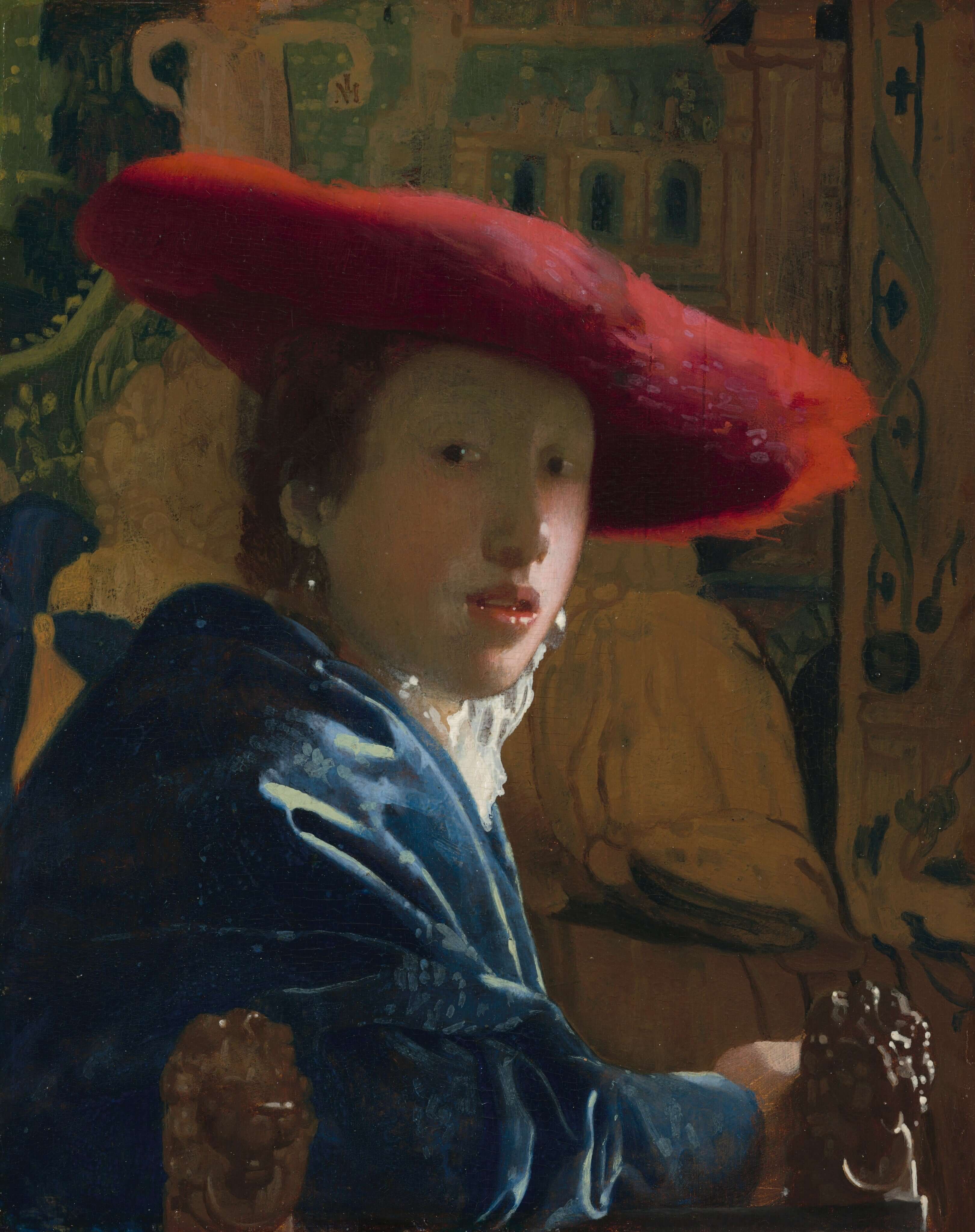 Johannes Vermeer - Kırmızı Şapkalı Kız