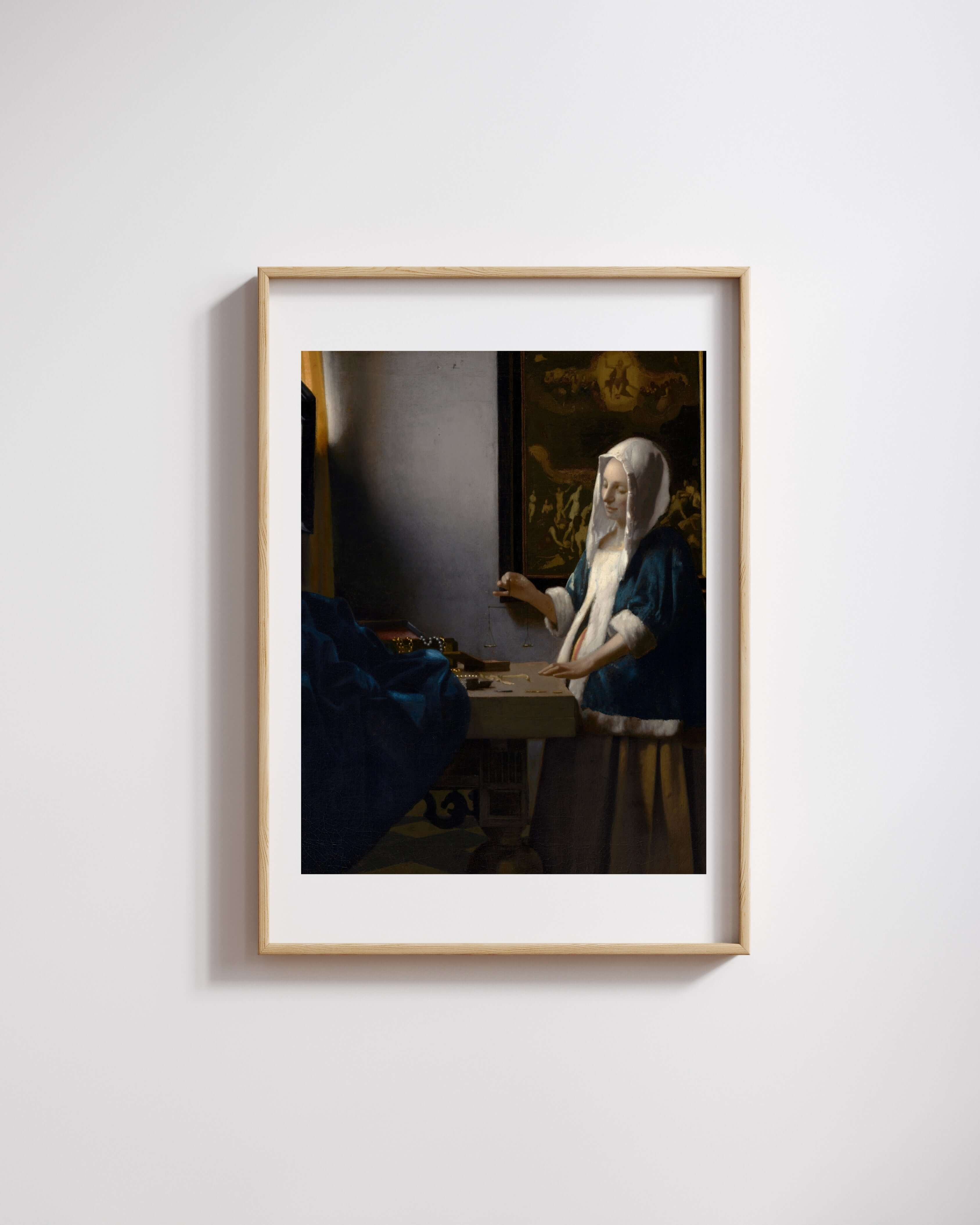 Johannes Vermeer - Terazi Tutan Kadın