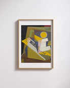 Juan Gris - Gazete Ve Meyve Tabağı