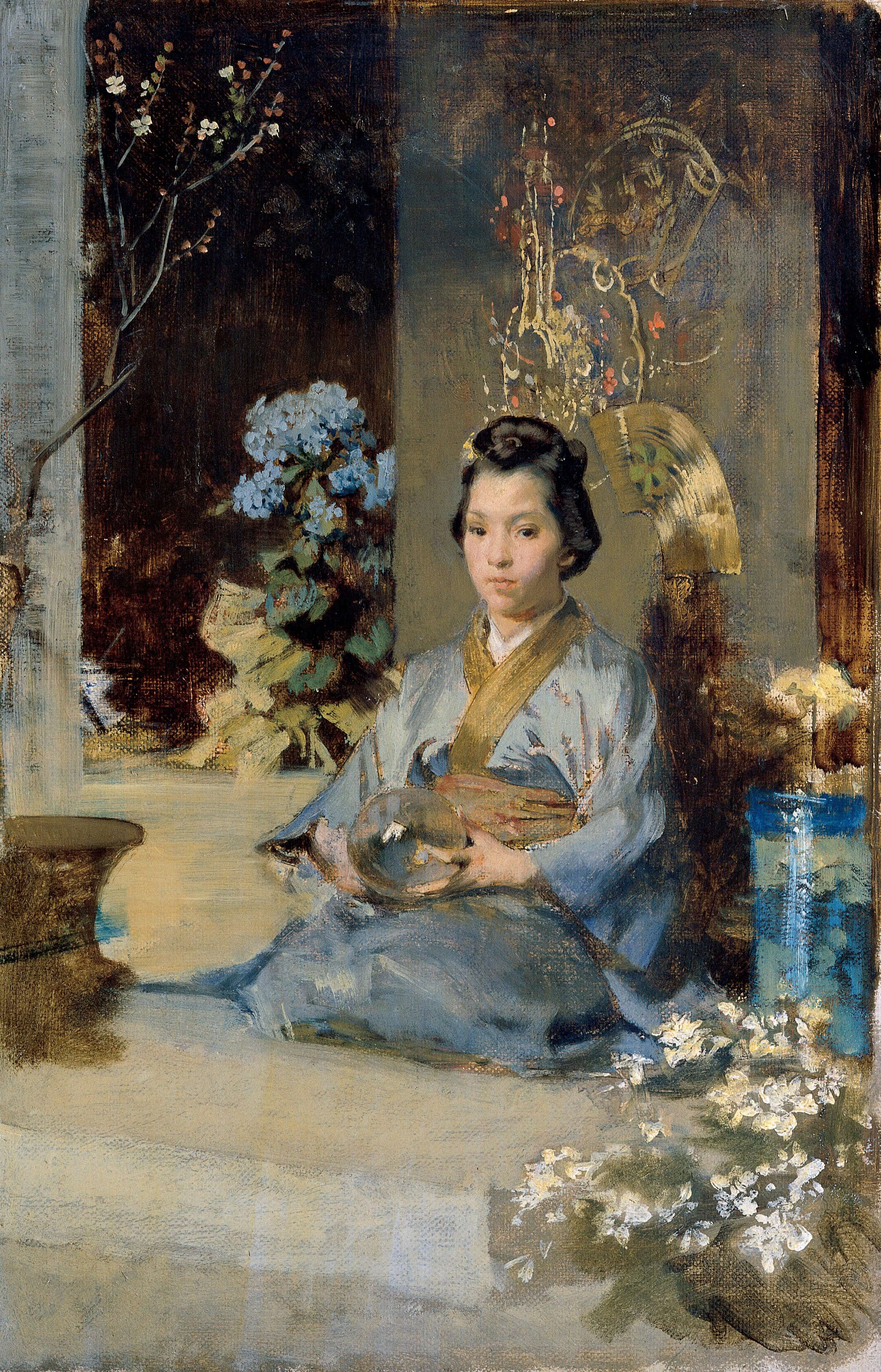 Julius Victor Berger - Bir Odada Japon Kadın