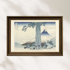 Katsushika Hokusai - Kai Eyaletinde Mishima Geçidi
