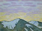 Koloman Moser - Alacakaranlıkta Karlı Dağ Zirveleri