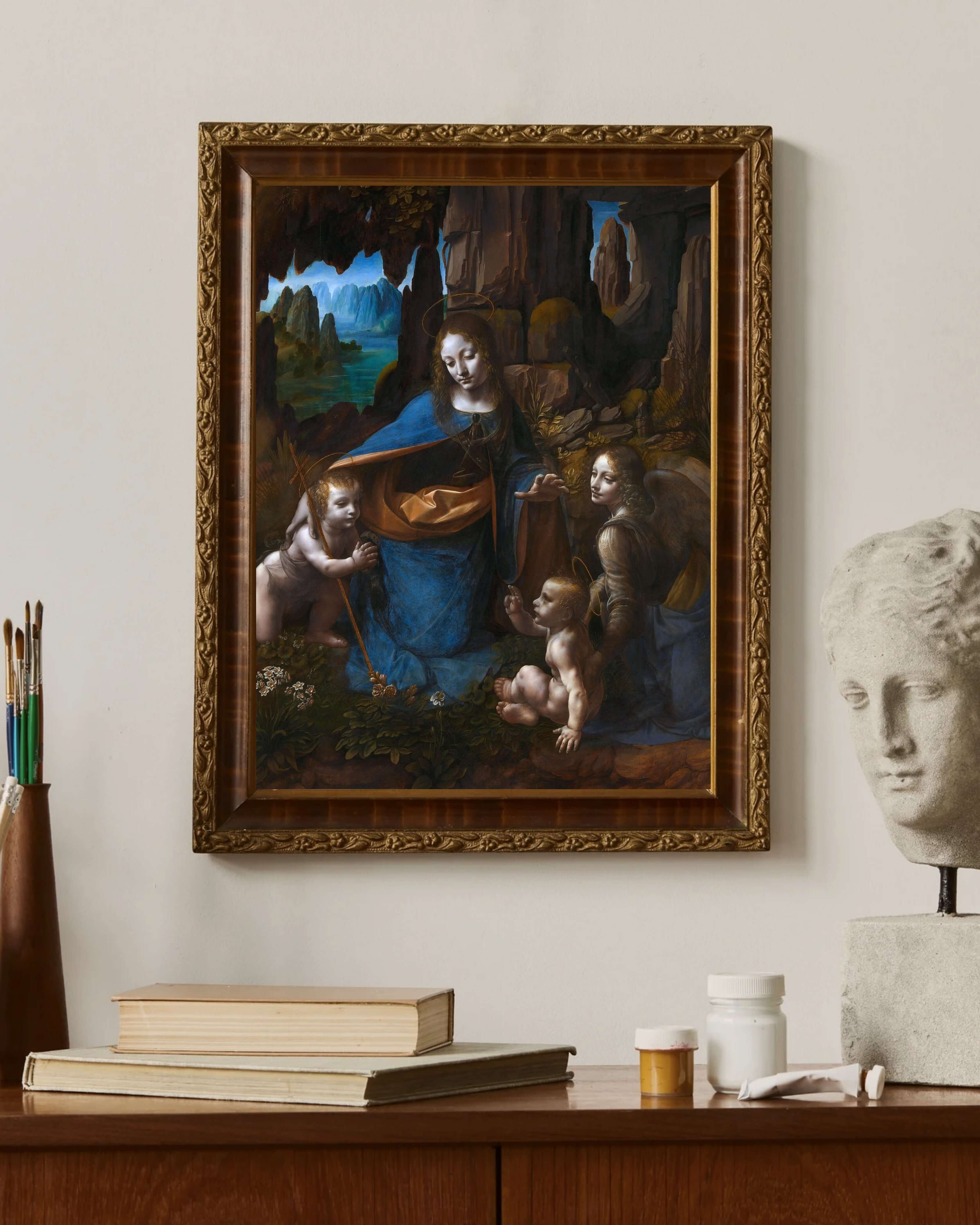 Leonardo Da Vinci - Kayalıklar Bakiresi