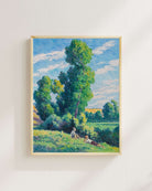 Maximilien Luce - Moulineux Çevresi Ağaçların Altında Dinlenme