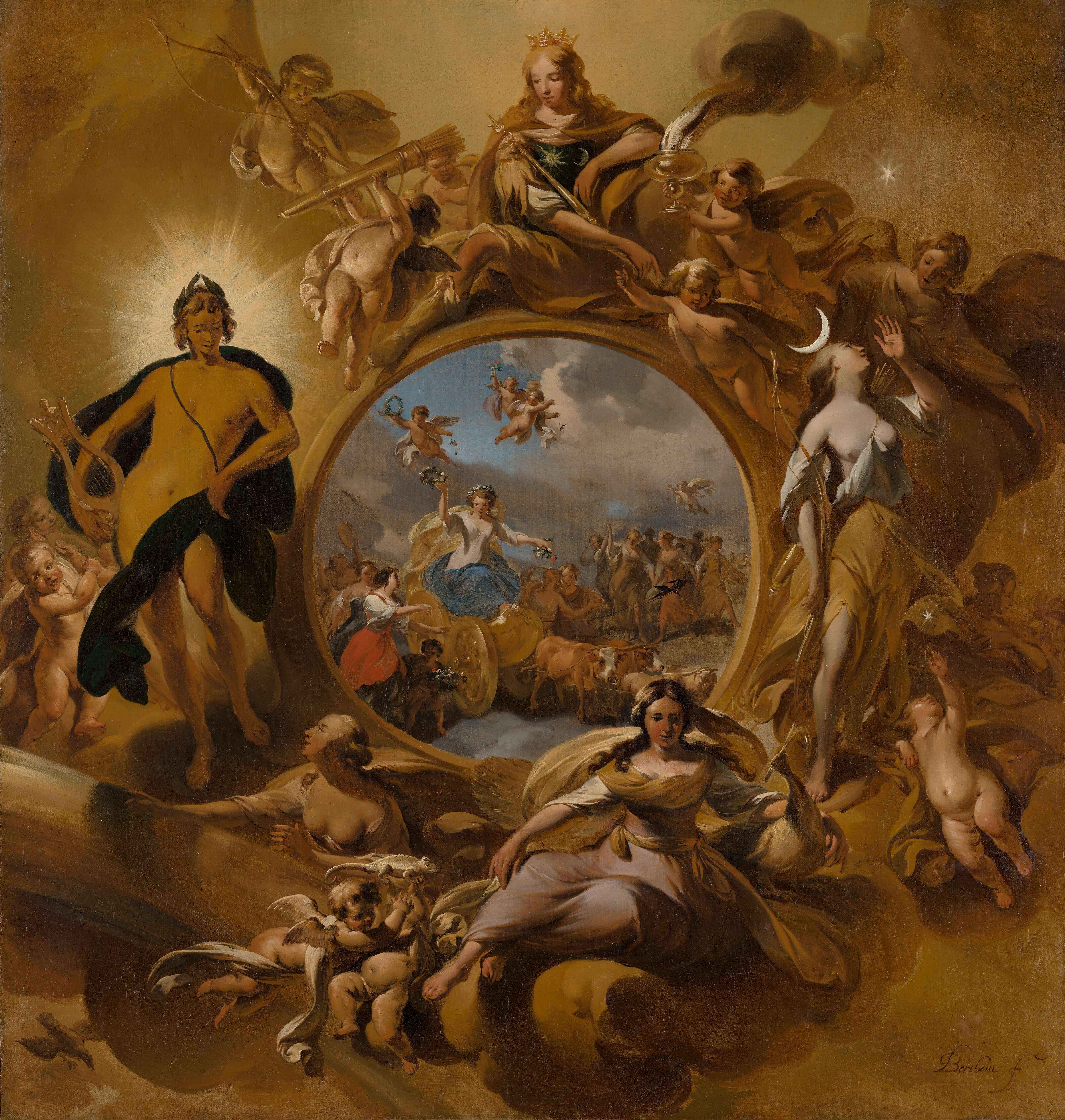 Nicolaes Pietersz Berchem - İLkbahar Alegorisi