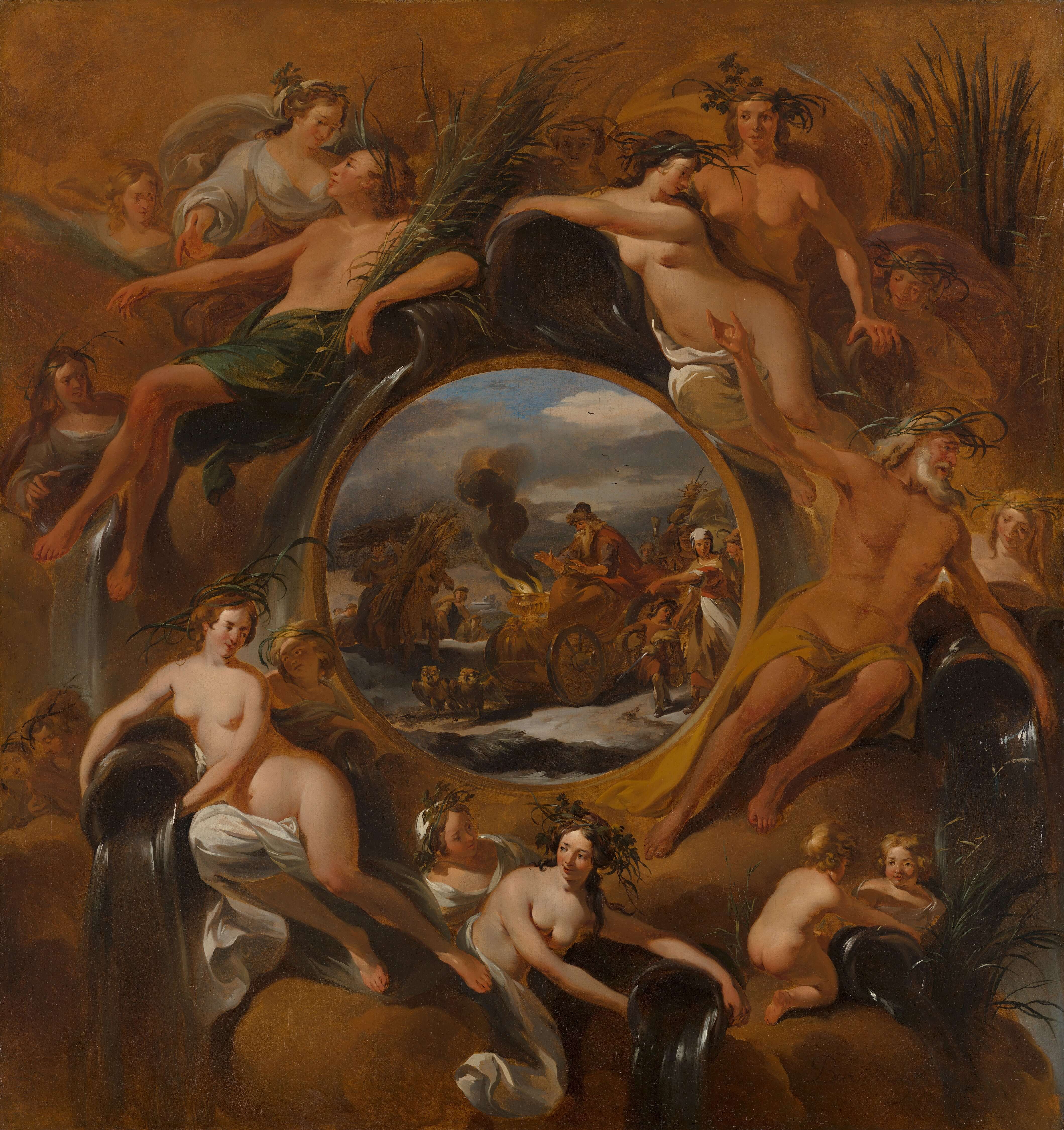 Nicolaes Pietersz Berchem - Kış Alegorisi