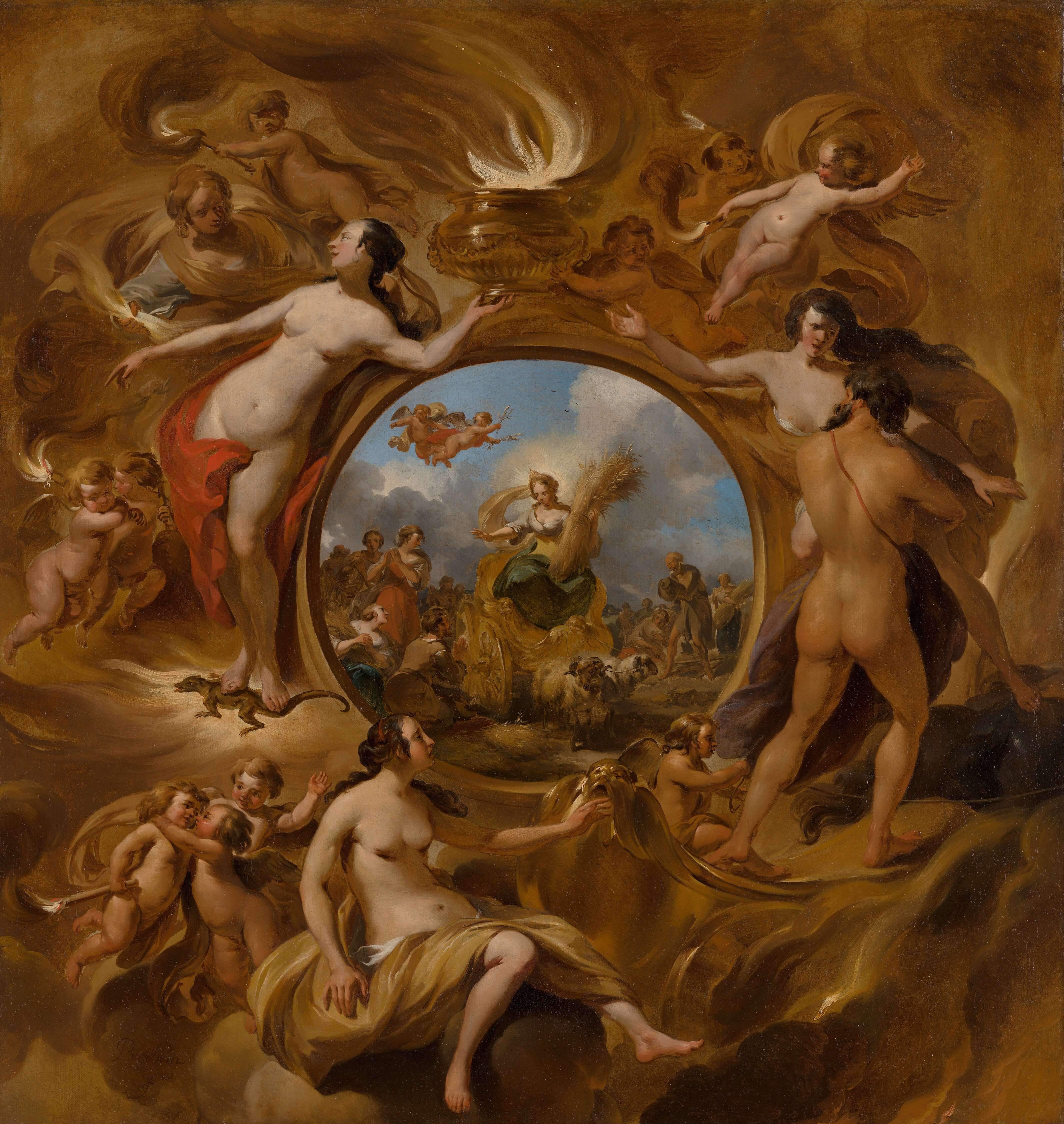 Nicolaes Pietersz Berchem - Yaz Alegorisi