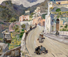 Oskar Laske - Positano Görünümü