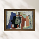 Pablo Picasso - Kapı Gitar Ve Şişelerle Natürmort