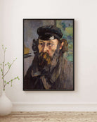 Paul Cézanne - Kasketli Otoportre