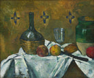 Paul Cézanne - Natürmort - Şişe Bardak Ve Sürahi