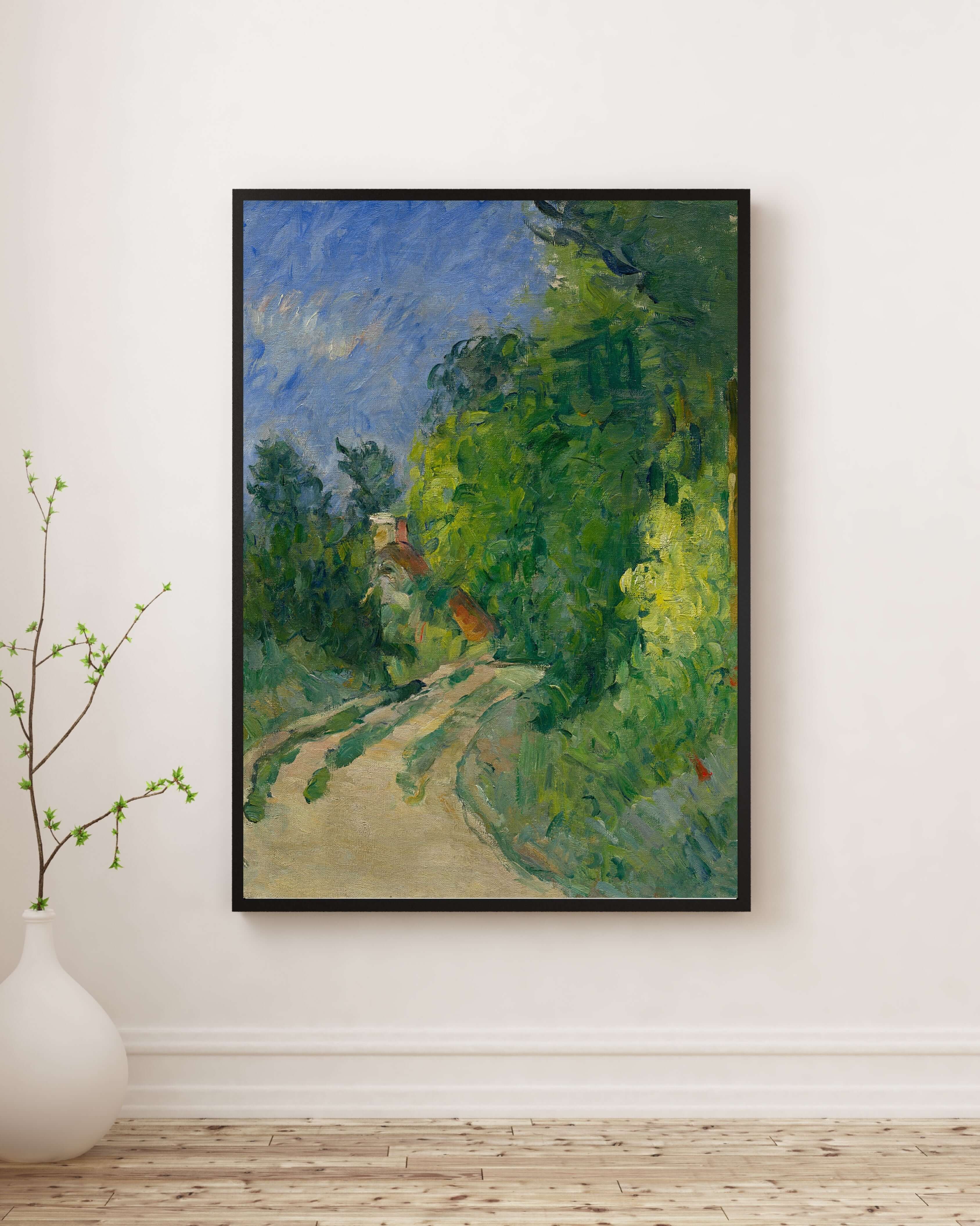 Paul Cézanne - Ormandaki Kıvrımlı Yol