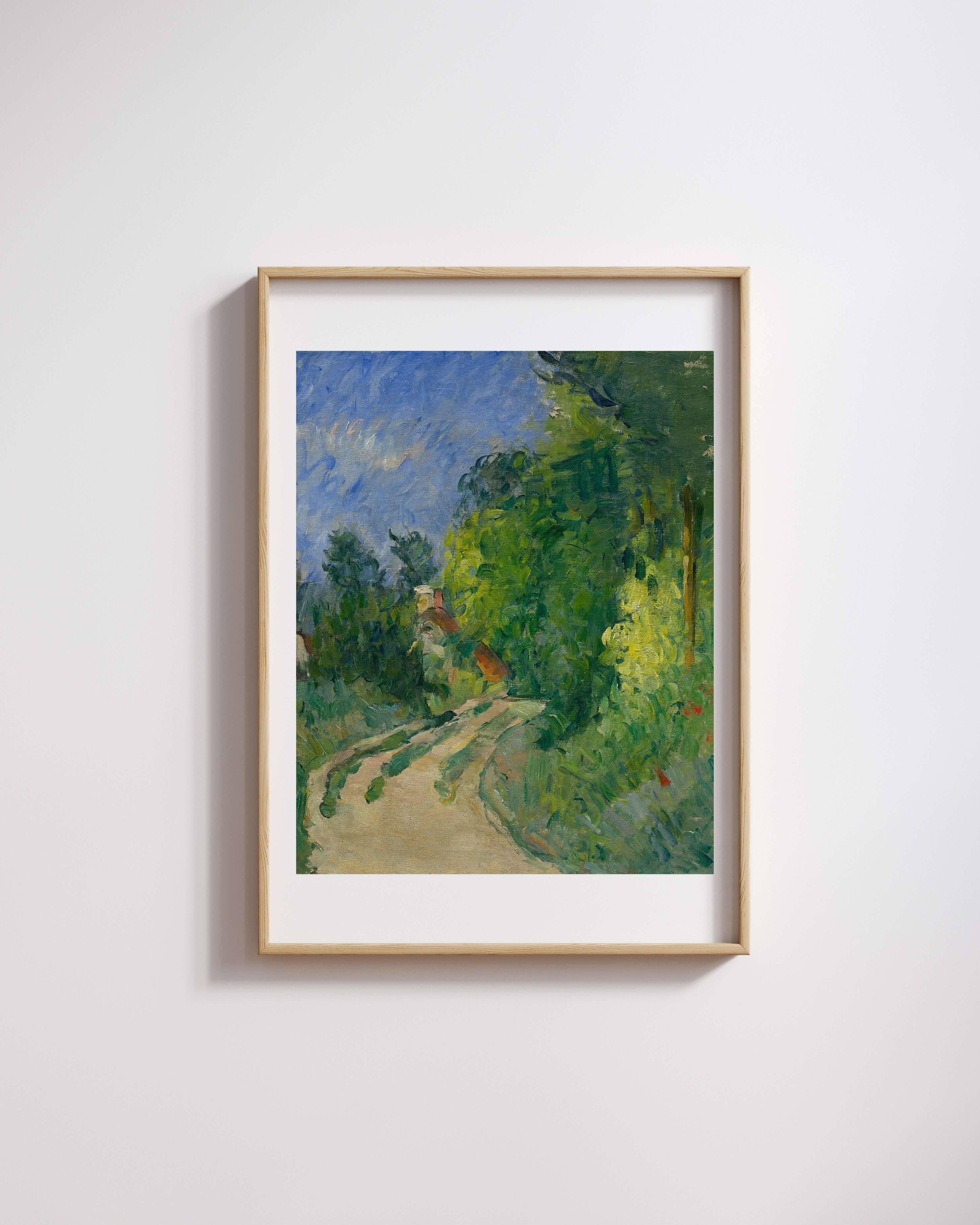 Paul Cézanne - Ormandaki Kıvrımlı Yol