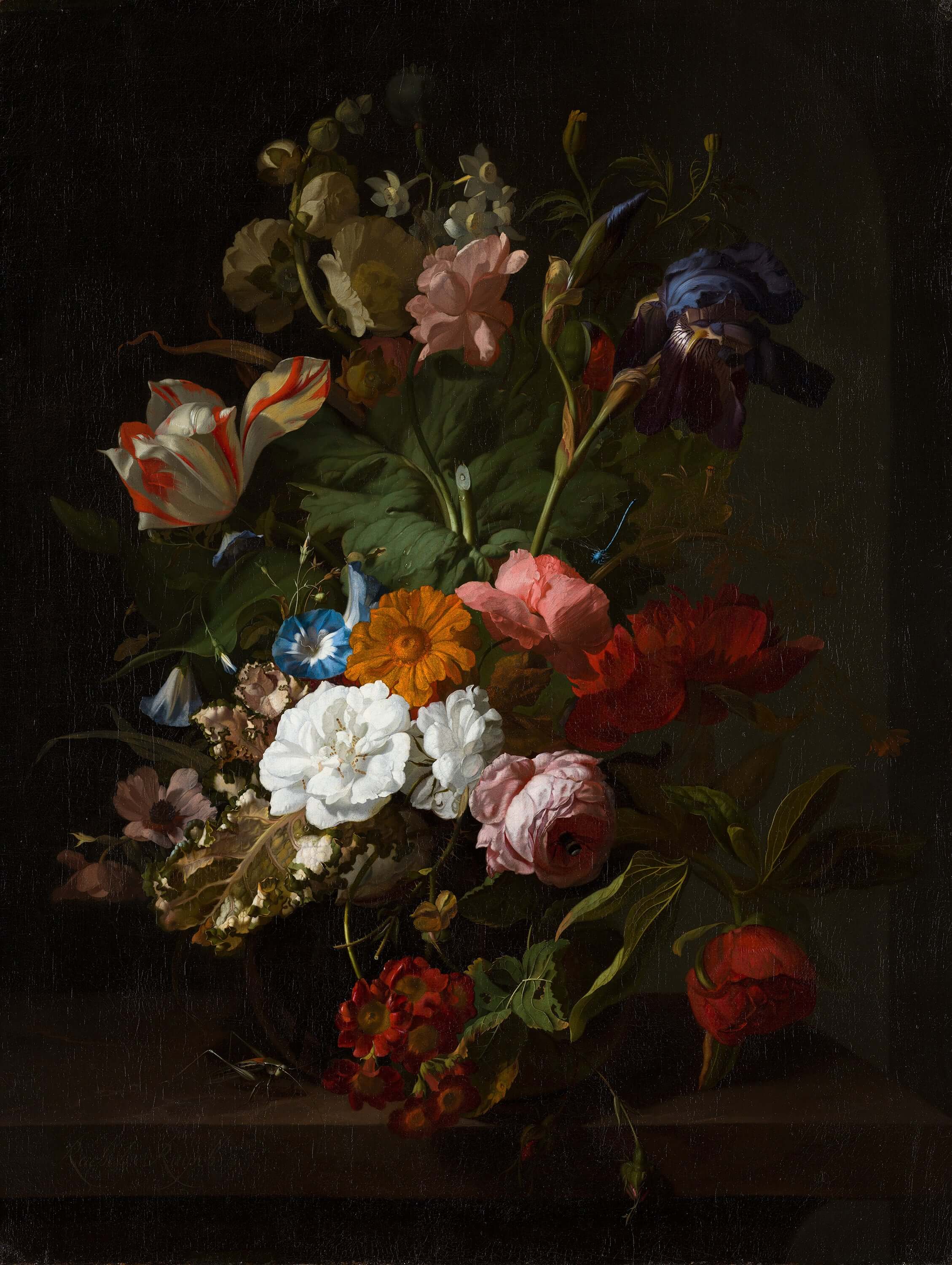 Rachel Ruysch - Vazoda Çiçekler